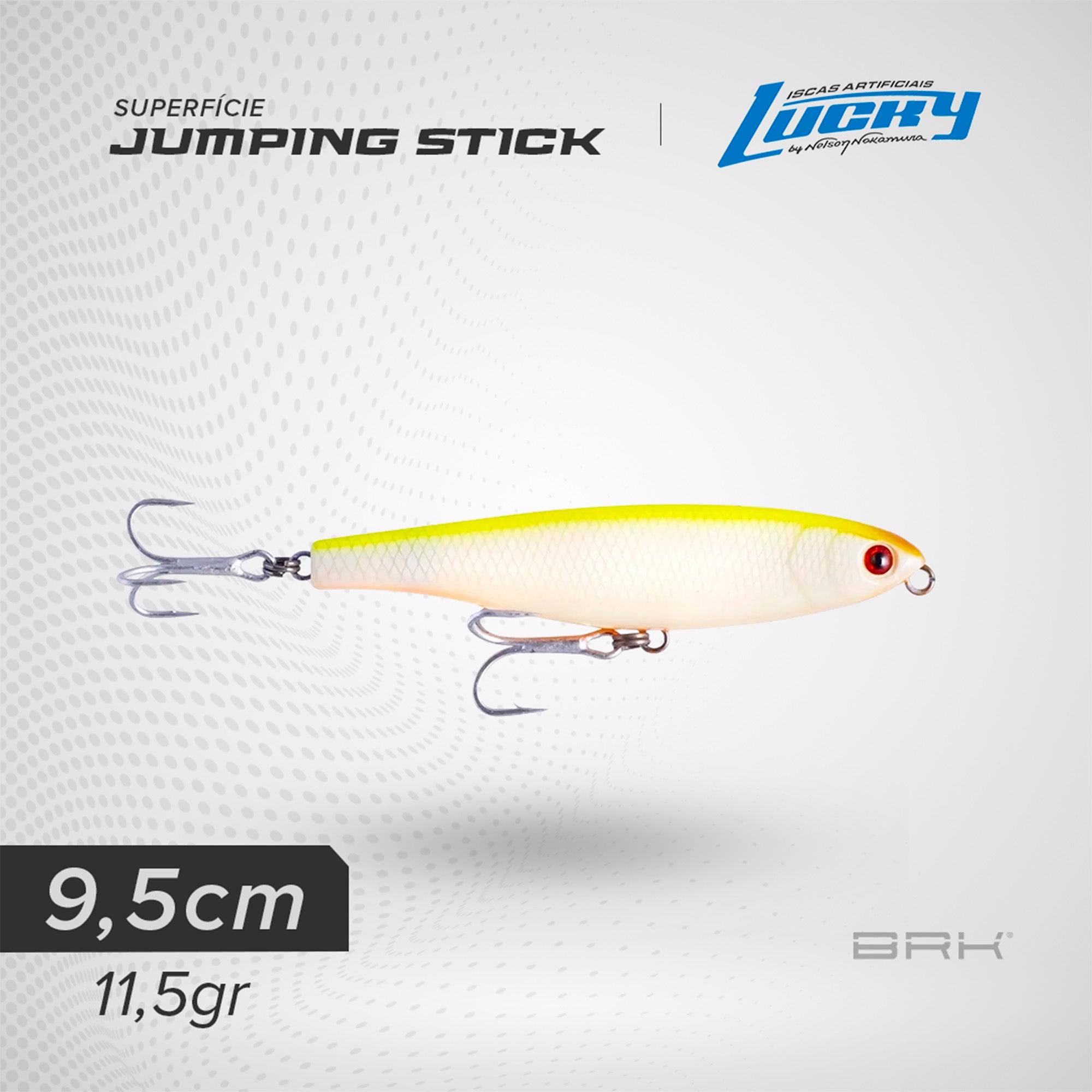 Isca Artificial Nelson Nakamura Jumping Stick 9,5cm 11,5g