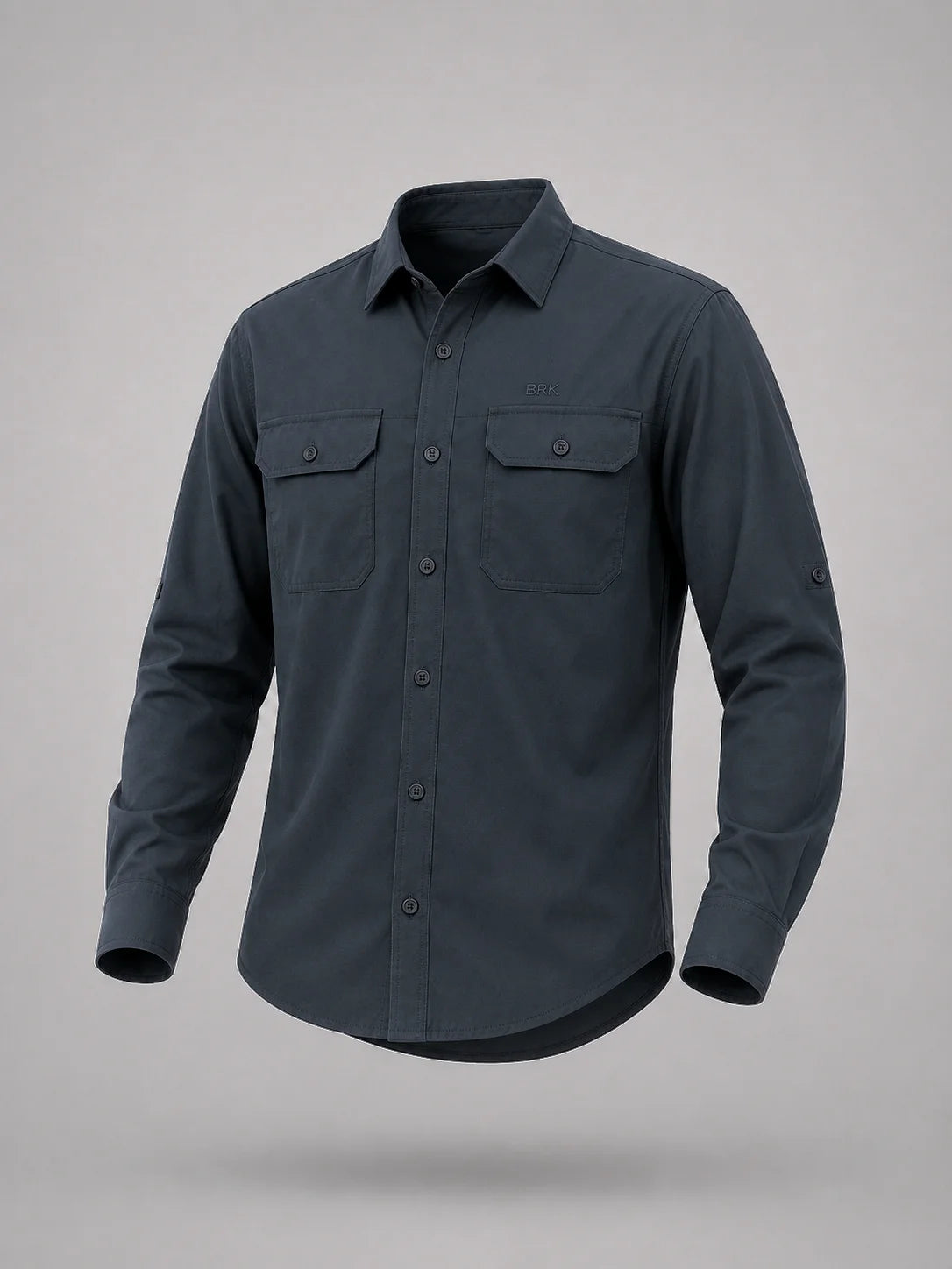 Camisa Work Cinza Chumbo com Proteção UV50+