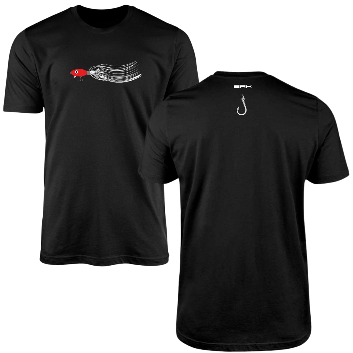 Camiseta de Pesca Brk Fishing Isca Artificial Moderna Jig Head com Algodão Premium - Brk Fishing