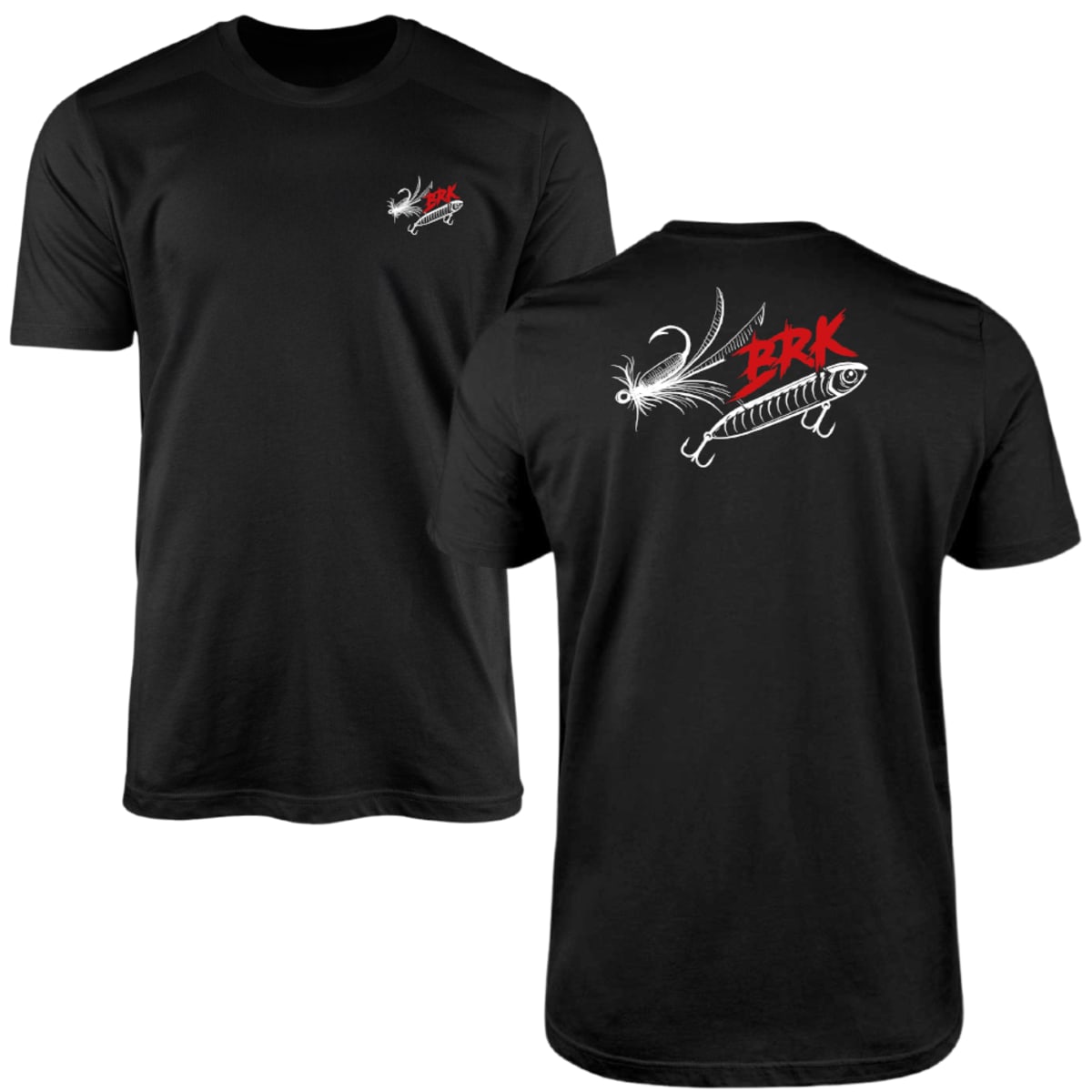 Camiseta de Pesca Brk Isca Artificial Lures com Algodão Premium - Brk Fishing