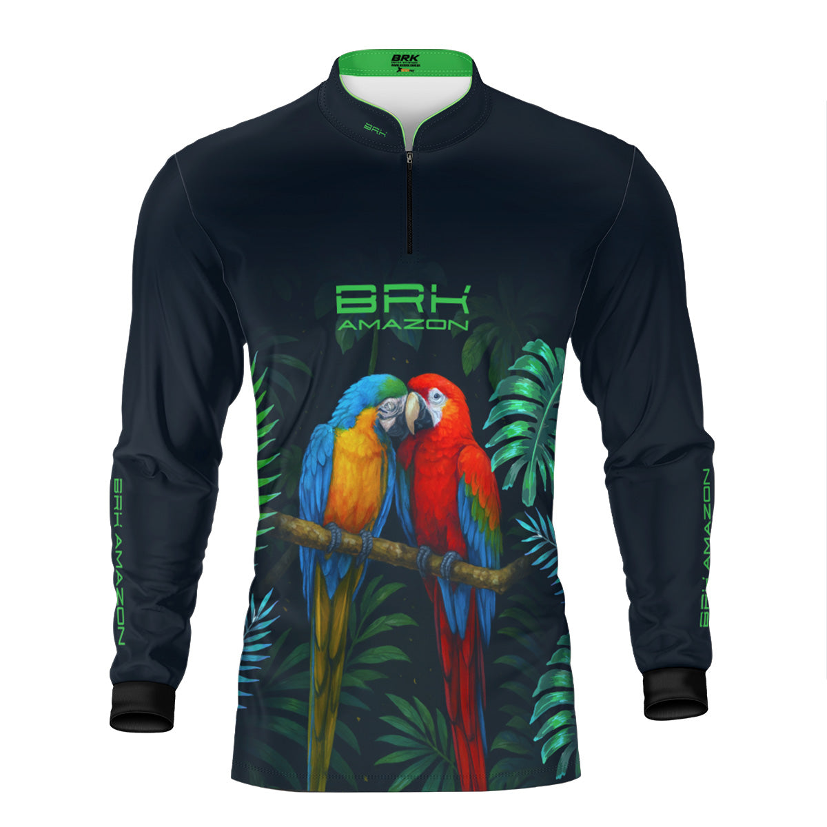 Camisa de Pesca Brk Amazon Casal de Araras com Proteção UV50 Brk Fishing