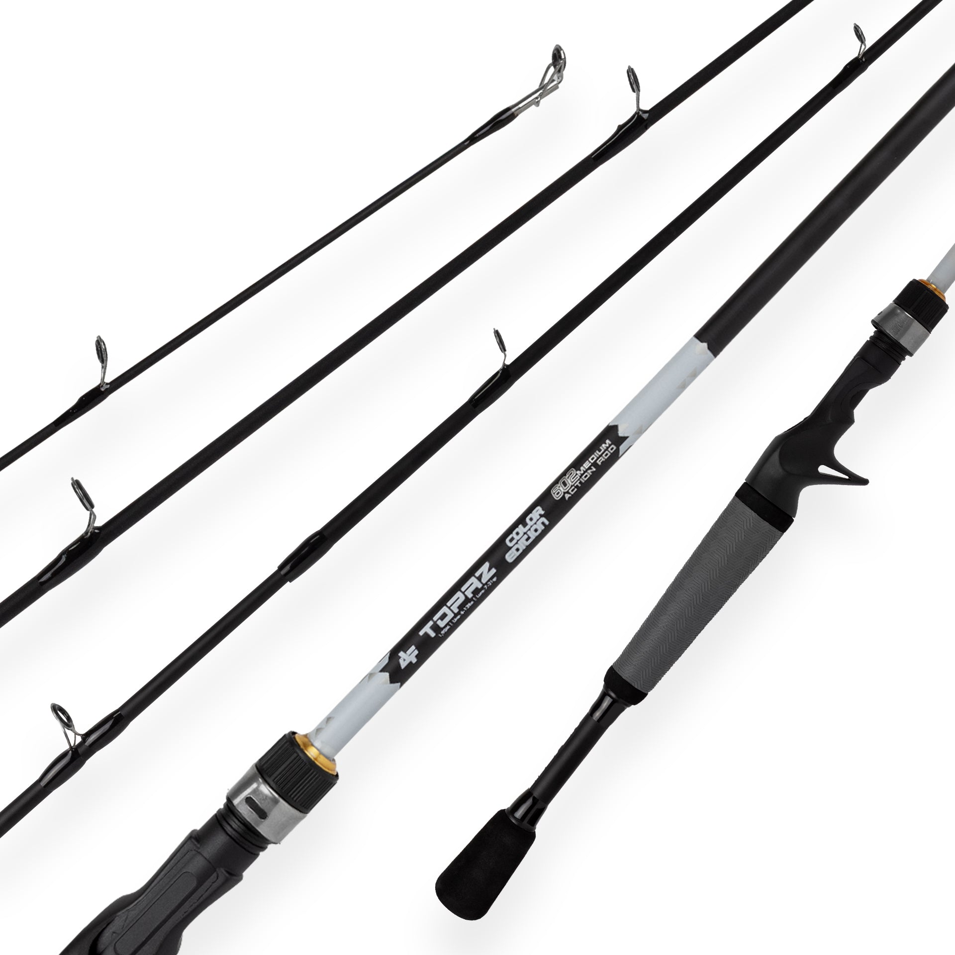 Vara de Pesca Albatroz Topaz Color Edition C562 12lbs 1,68m - Carretilha (2 partes) - Brk Fishing
