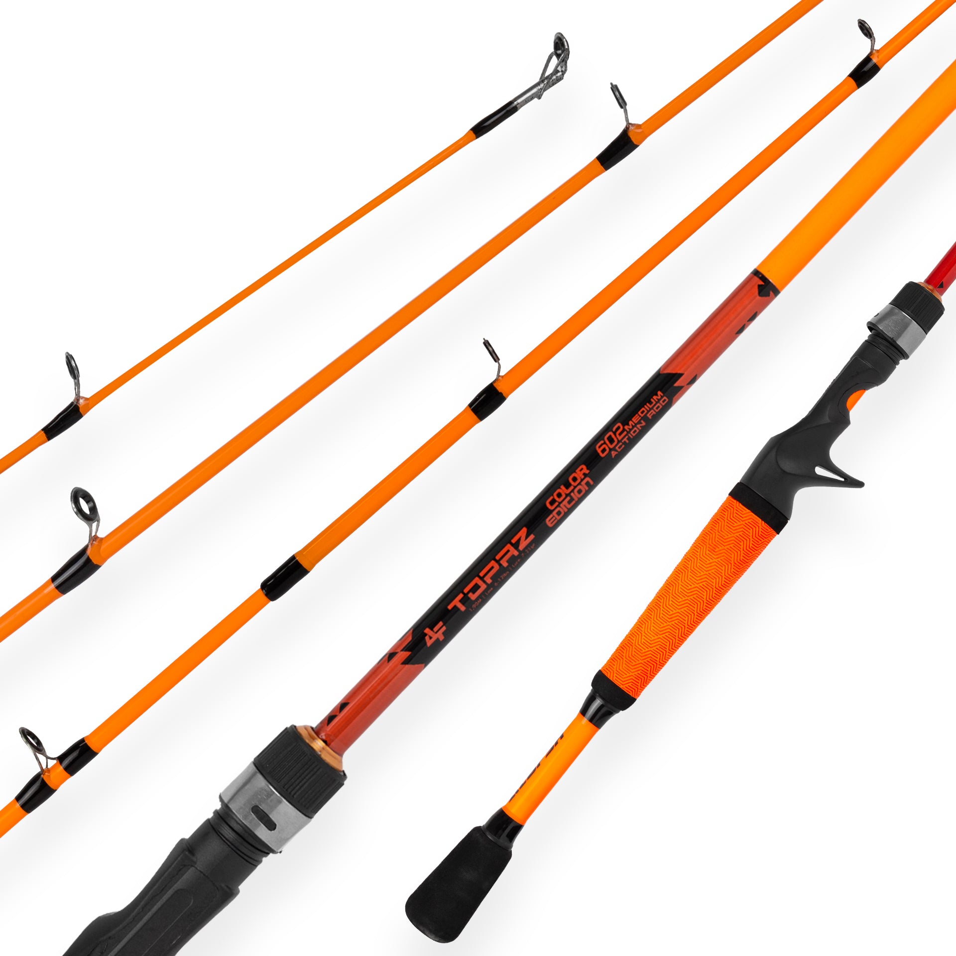 Vara de Pesca Albatroz Topaz Color Edition C562 12lbs 1,68m - Carretilha (2 partes) - Brk Fishing
