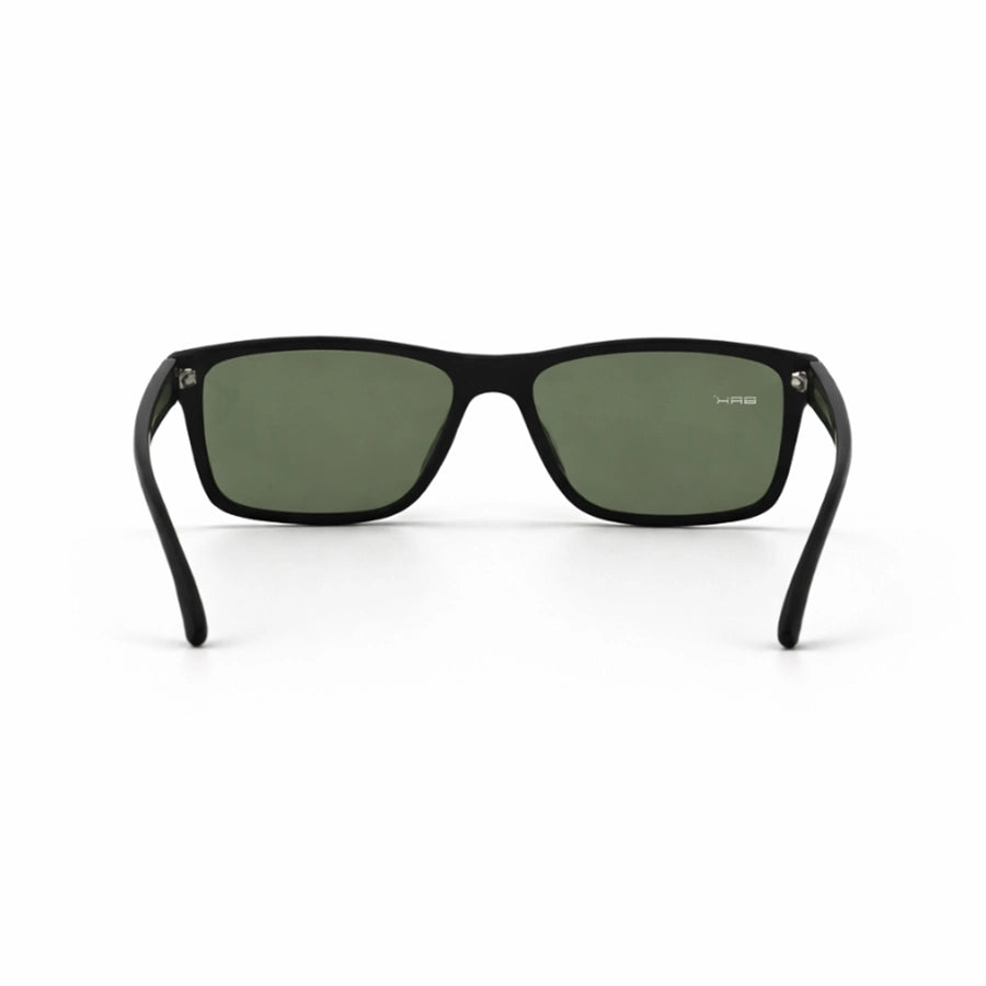 Óculos de Sol Brk Quadrado Ranger Preto com Lente Polarizada Verde UV400