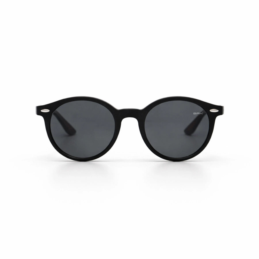 Óculos de Sol Brk Arredondado Preto com Lente Polarizada Cinza UV400