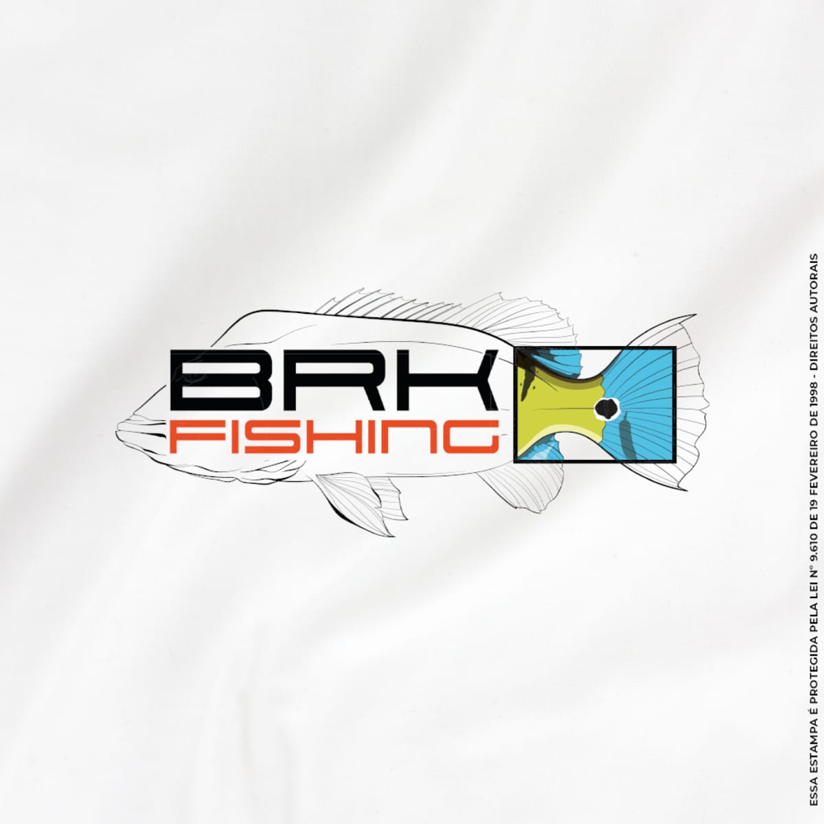 Camiseta de Pesca Brk Fishing Desenho Tucunaré com Algodão Premium - Brk Fishing