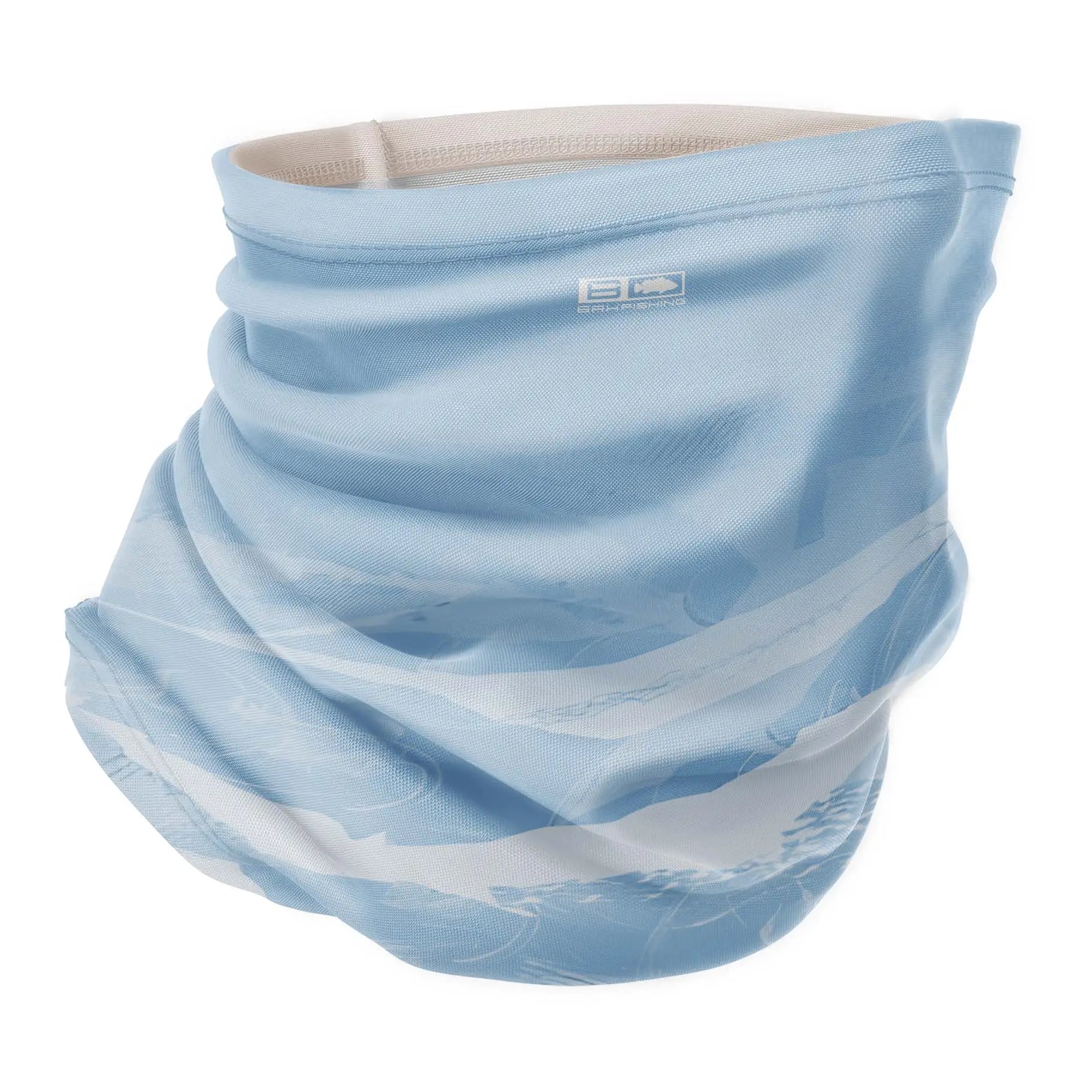 Bandana Tubeneck Brk ArmorX Ondas Azul Claro com Proteção UV50+