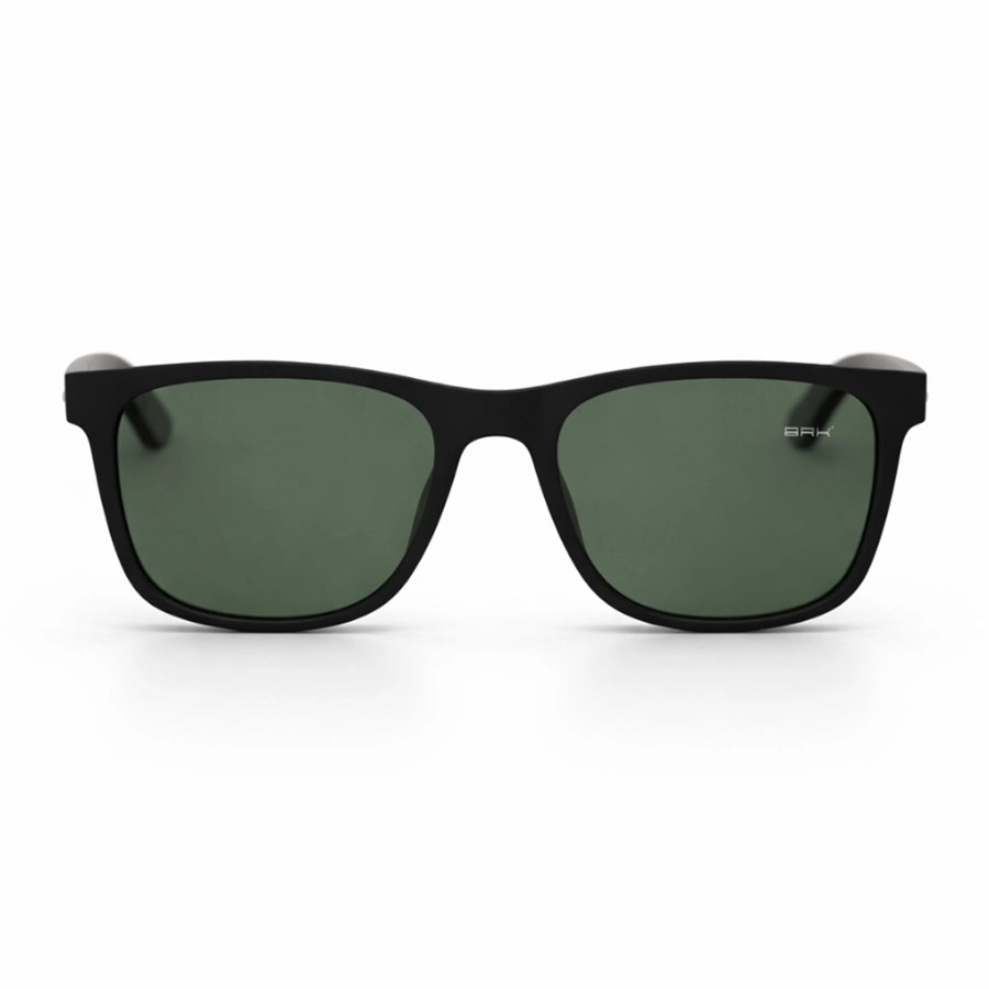 Óculos de Sol Brk Quadrado Preto com Lente Polarizada Verde UV400