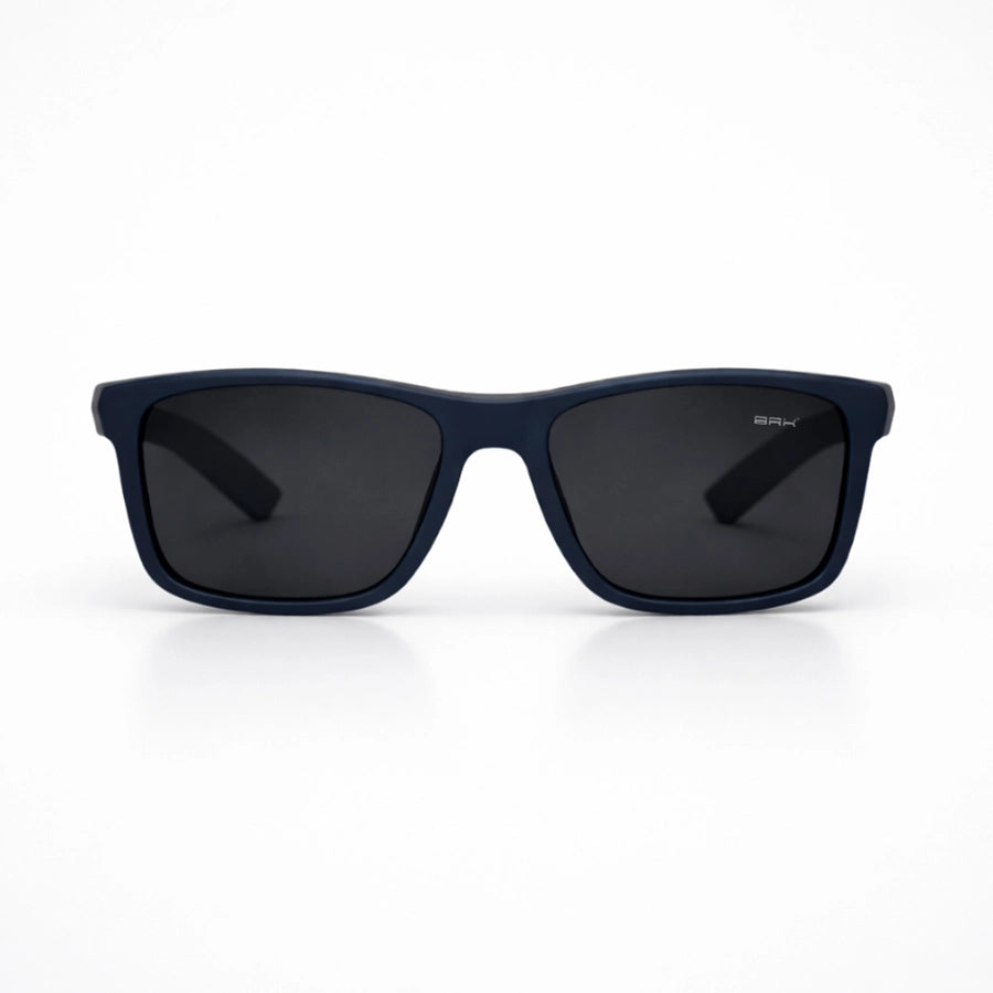 Óculos de Sol Brk Quadrado Azul Escuro com Lente Polarizada Cinza UV400
