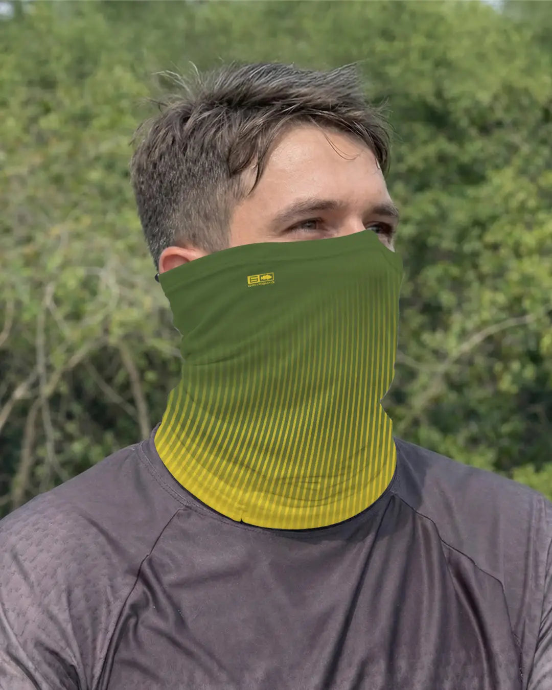 Bandana Tubeneck Brk ArmorX Verde Militar Lisa com Proteção UV50+
