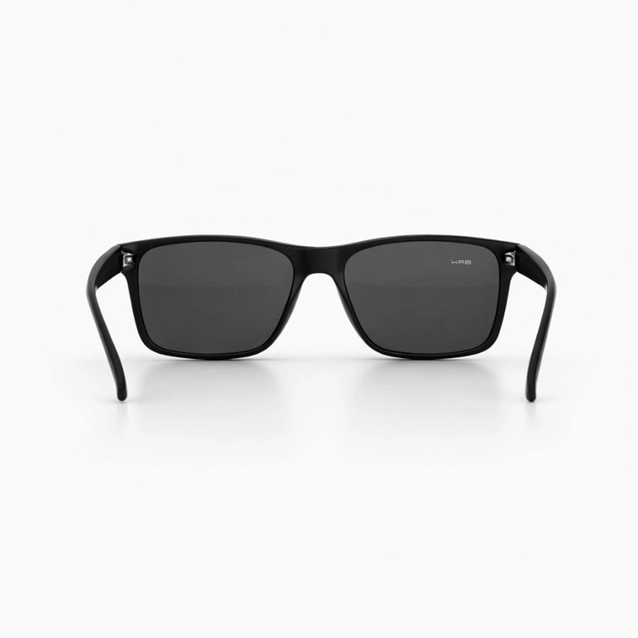 Óculos de Sol Brk Quadrado Preto com Lente Polarizada Preta UV400