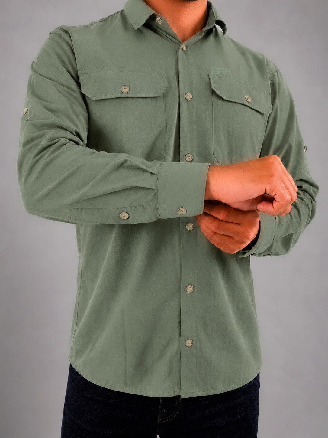 Camisa Work Verde Adventure com Proteção UV50+