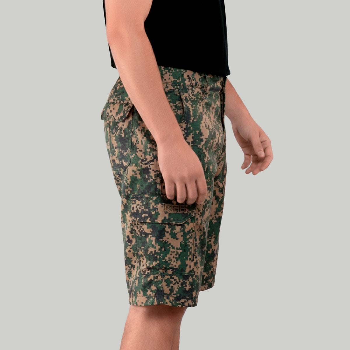 Bermuda Tática Brk Militar Verde UV35+ Brk Fishing