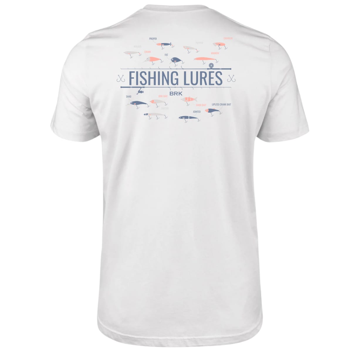 Camiseta de Pesca Brk Fishing Iscas de Pesca Lures com Algodão Premium - Brk Fishing