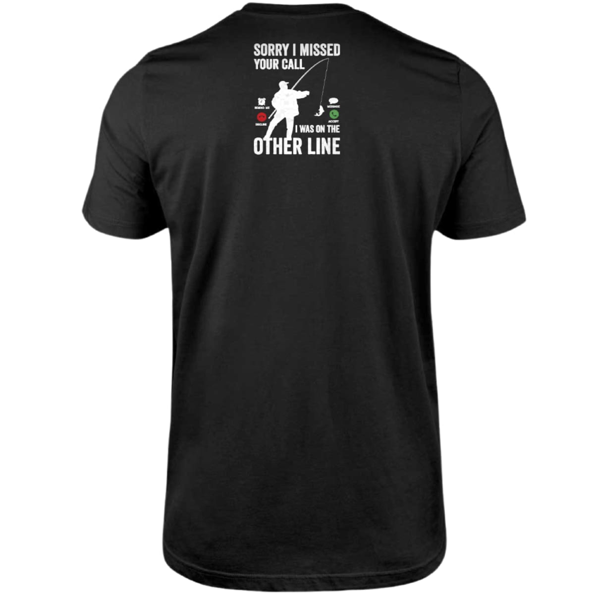 Camiseta de Pesca Brk Fishing Sorry I Missed Your Call com Algodão Premium - Brk Fishing