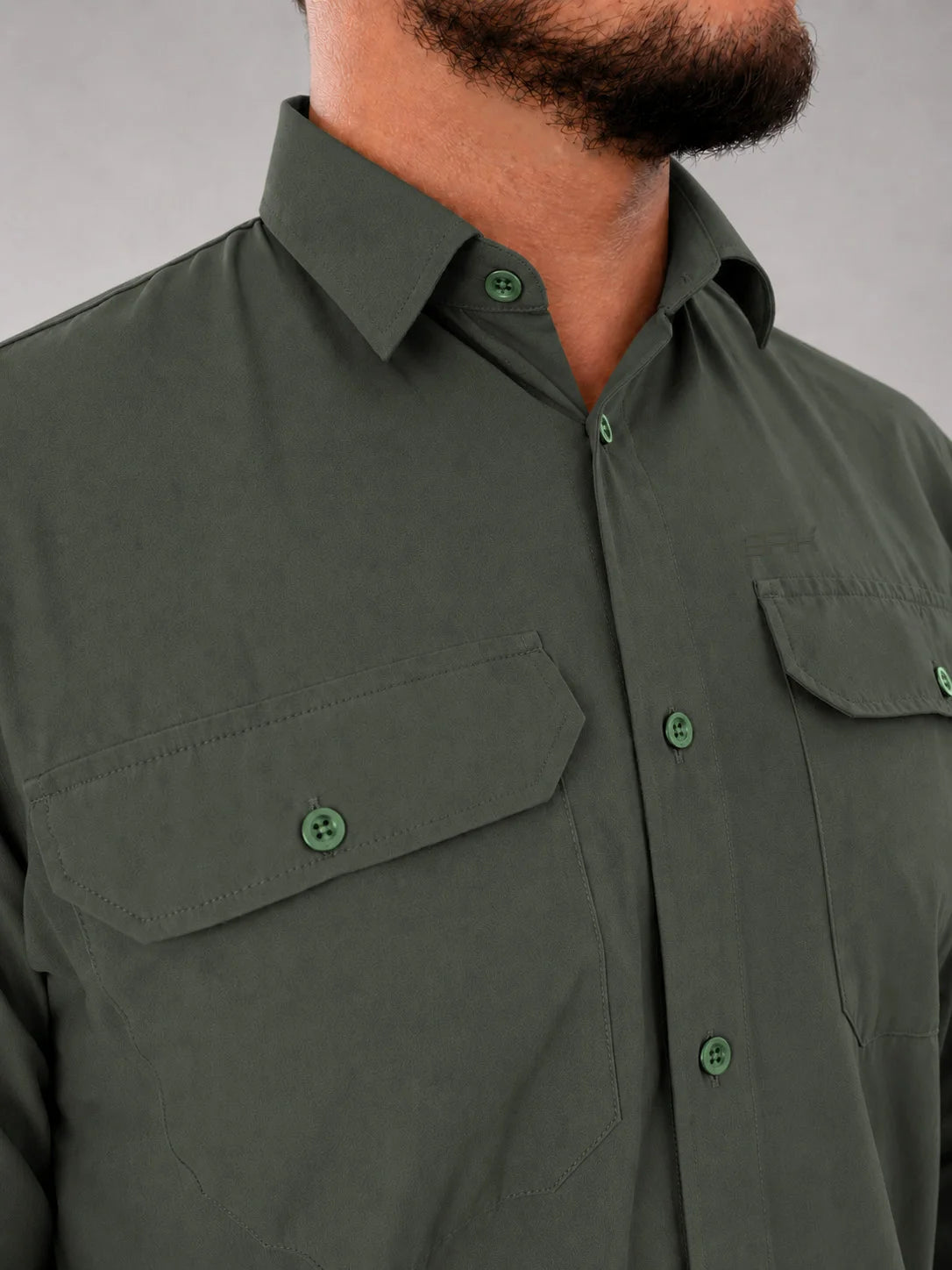Camisa Adventure Verde Escuro com Proteção UV50+