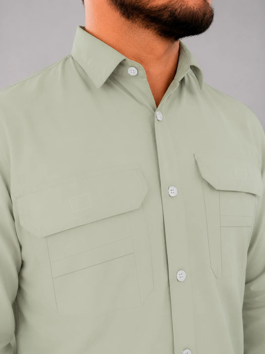 Camisa Work Areia com Proteção UV50+