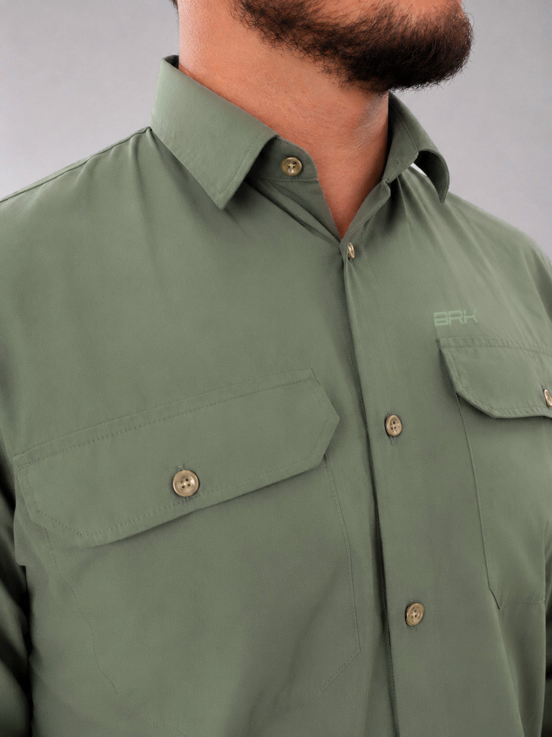 Camisa Work Verde Adventure com Proteção UV50+