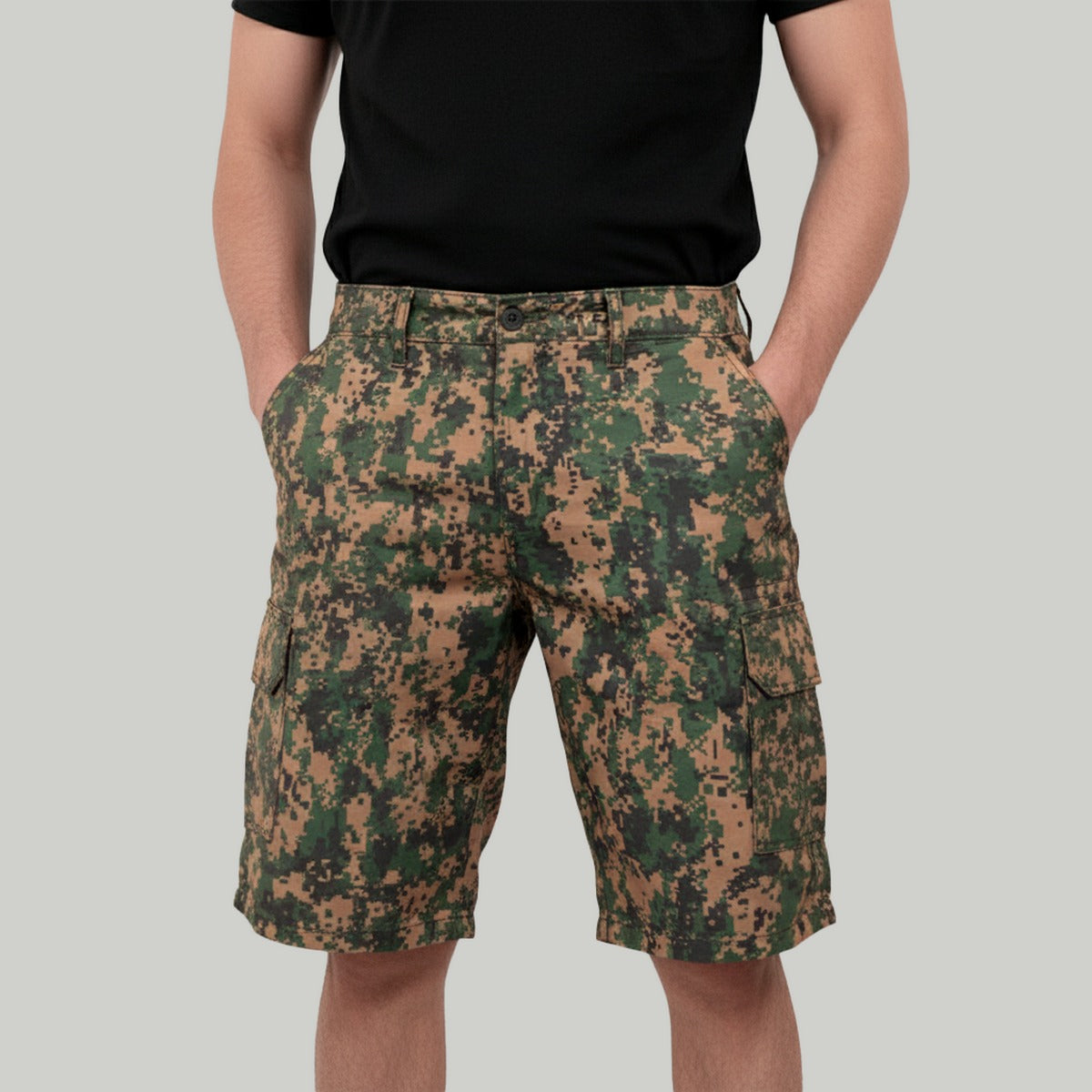Bermuda Tática Brk Militar Verde UV35+ Brk Fishing