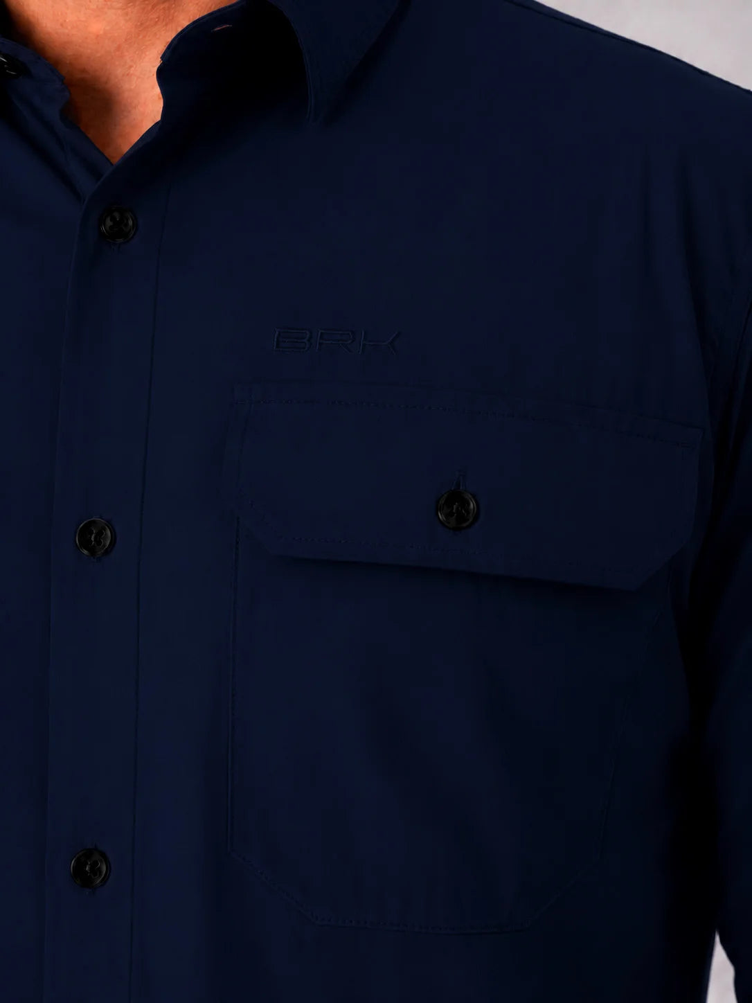 Camisa Work Azul Navy com Proteção com Proteção UV50+