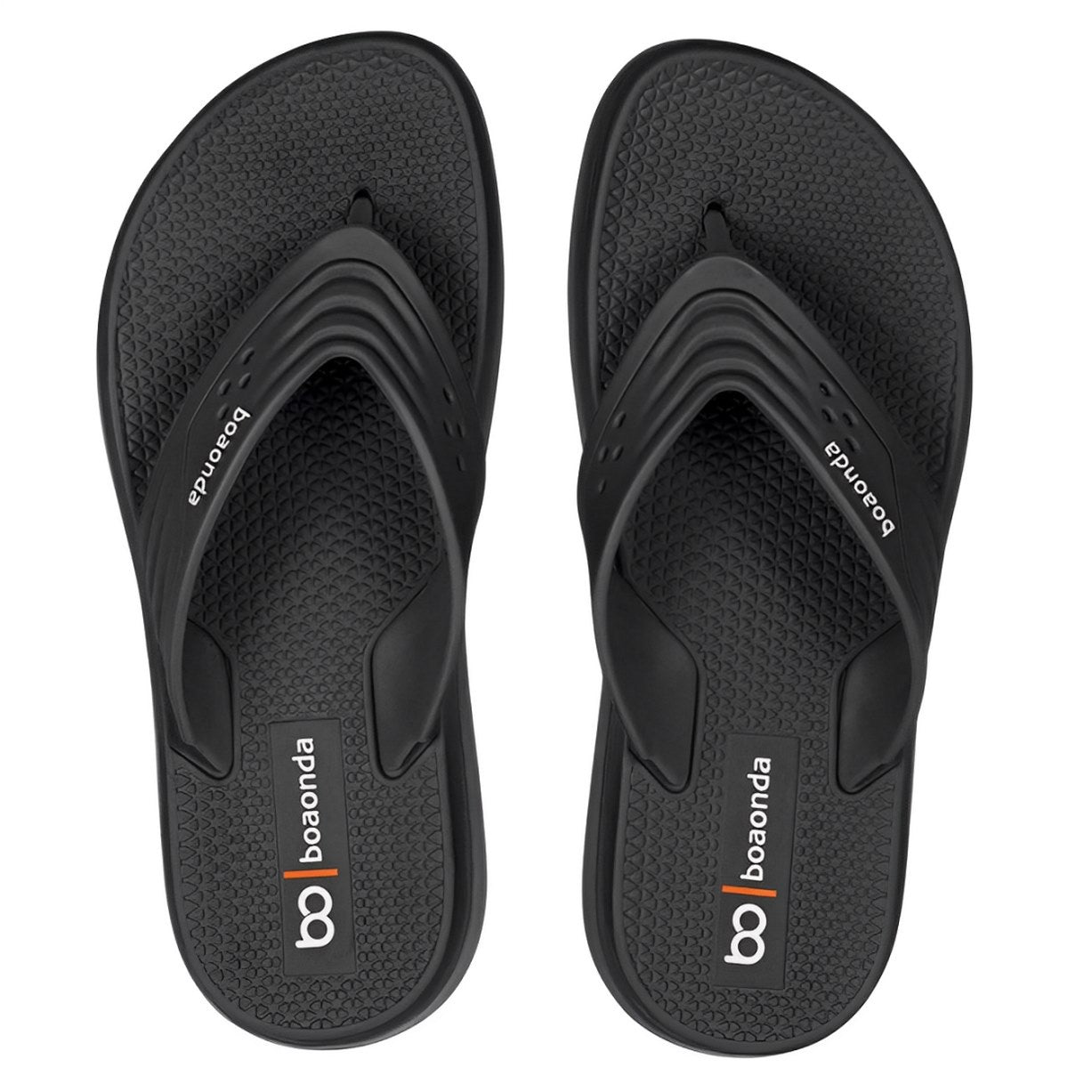 Chinelo Boaonda Conforto Extremo para Pés Sensíveis - Preto Cristal - Brk Fishing
