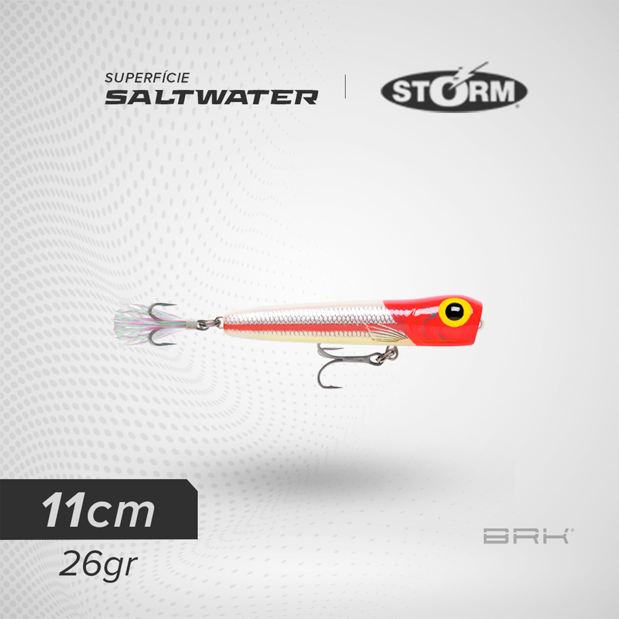 Isca Artificial Storm ChugBug SaltWater 11cm 26g Superfície Storm