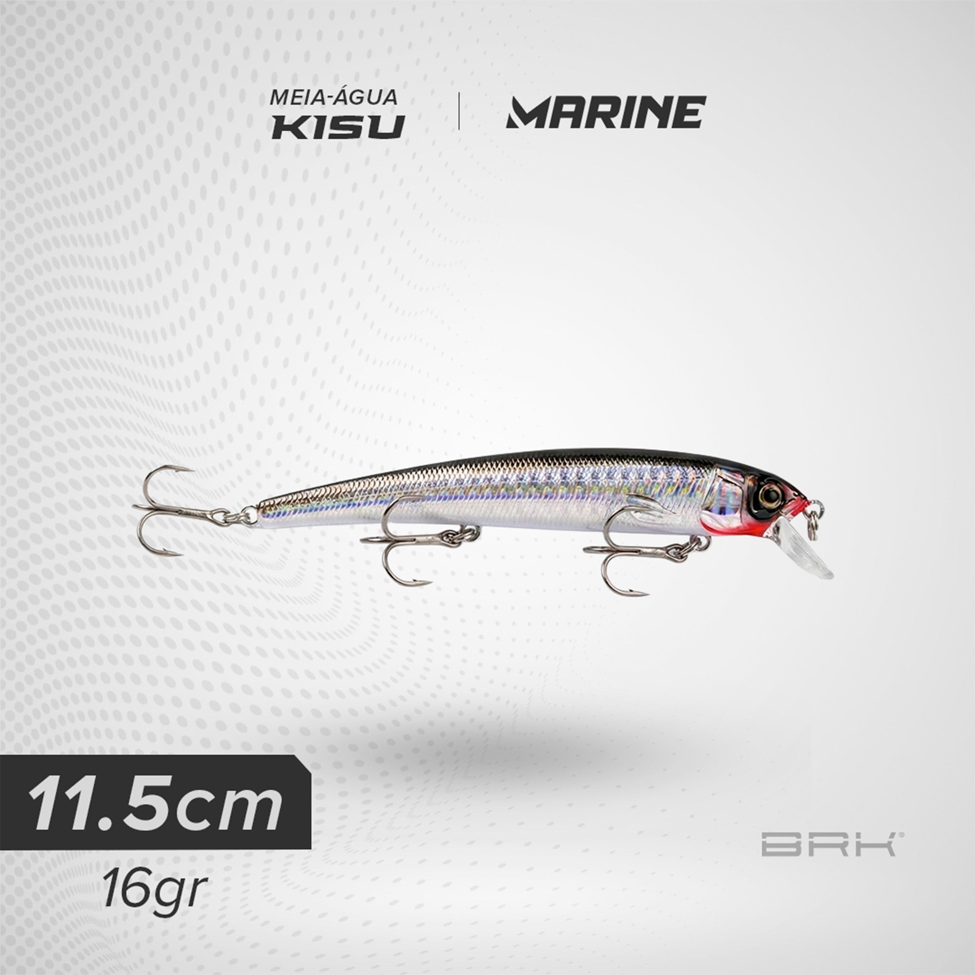 Isca Artificial Marine Sports Kisu Meia-Água Marine Sports