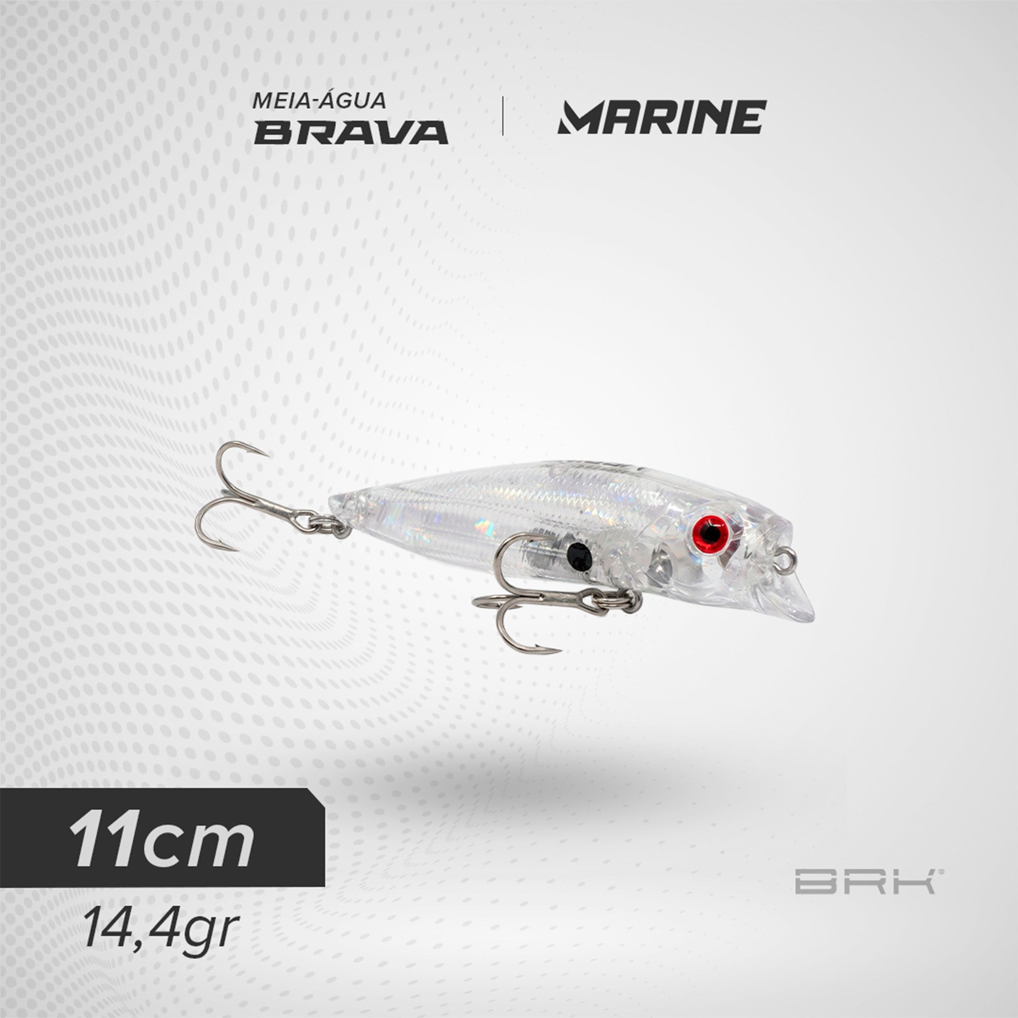 Isca Artificial Marine Sports Brava 110 Meia-Água Marine Sports