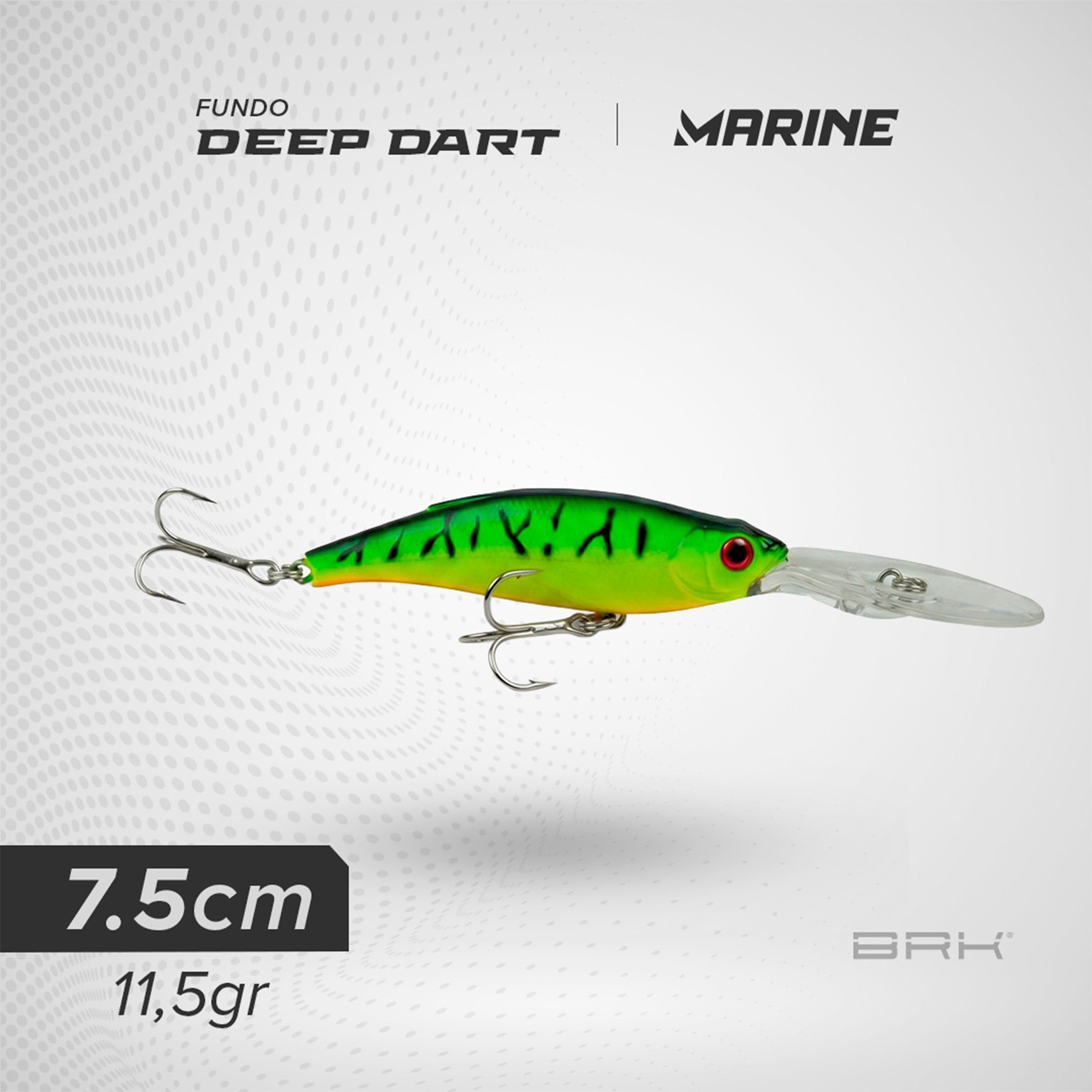 Isca Artificial Marine Sports Deep Dart 75 Fundo Marine Sports