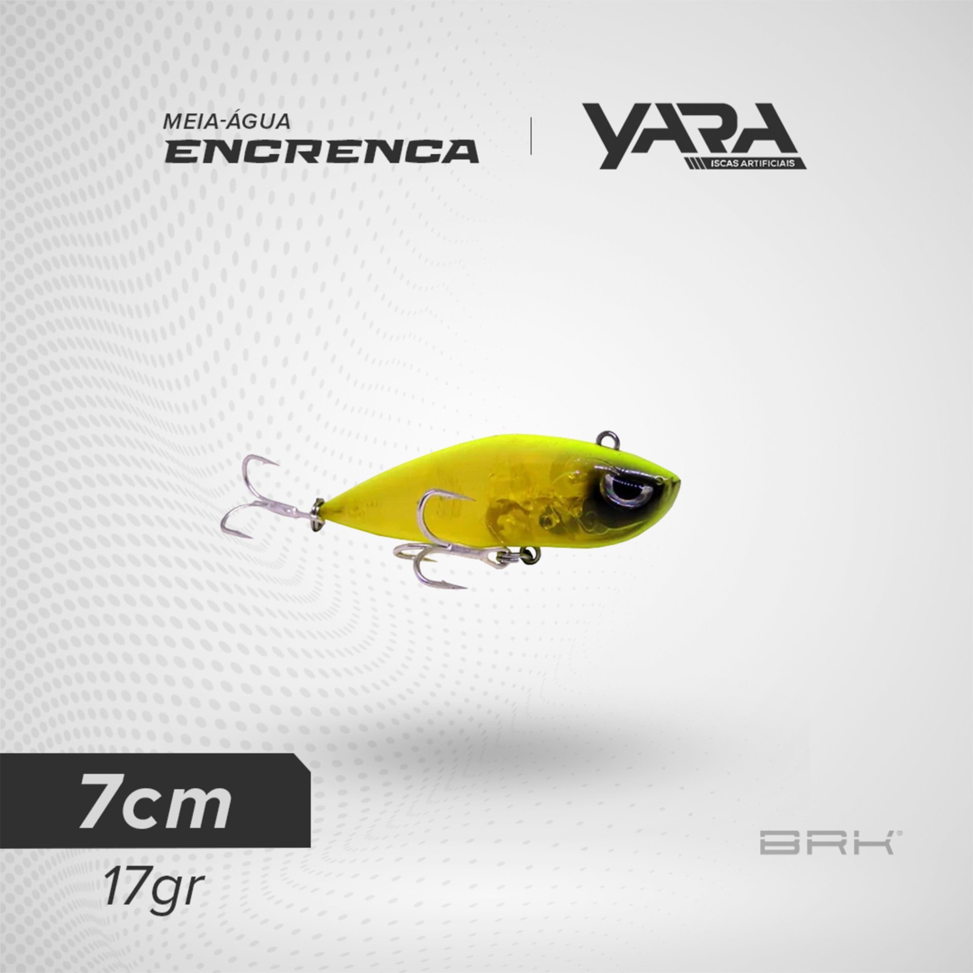 Isca Artificial Yara Encrenca 7cm 17g Meia-Água Yara