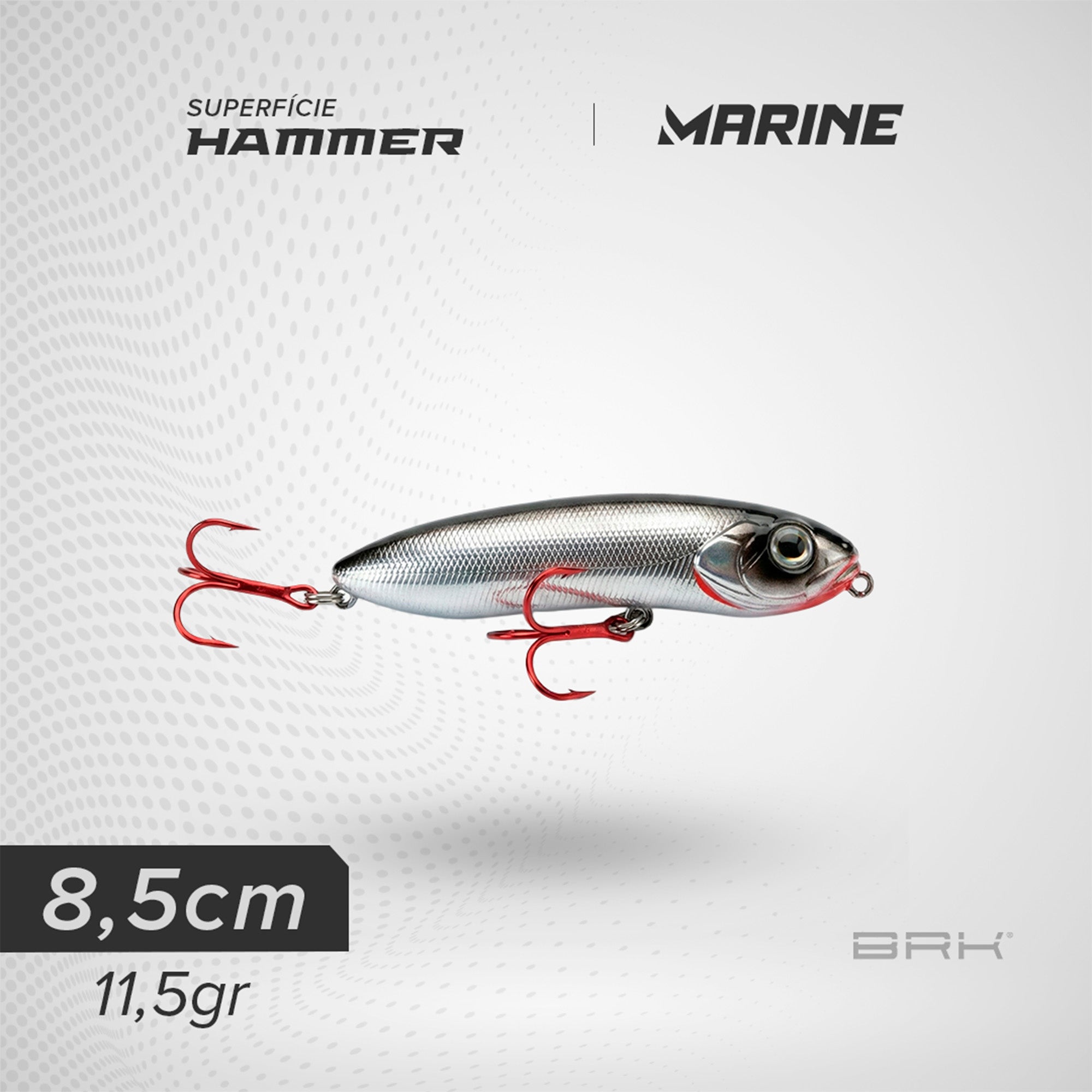 Isca Artificial Marine Sports Hammer 85 Superfície Marine Sports