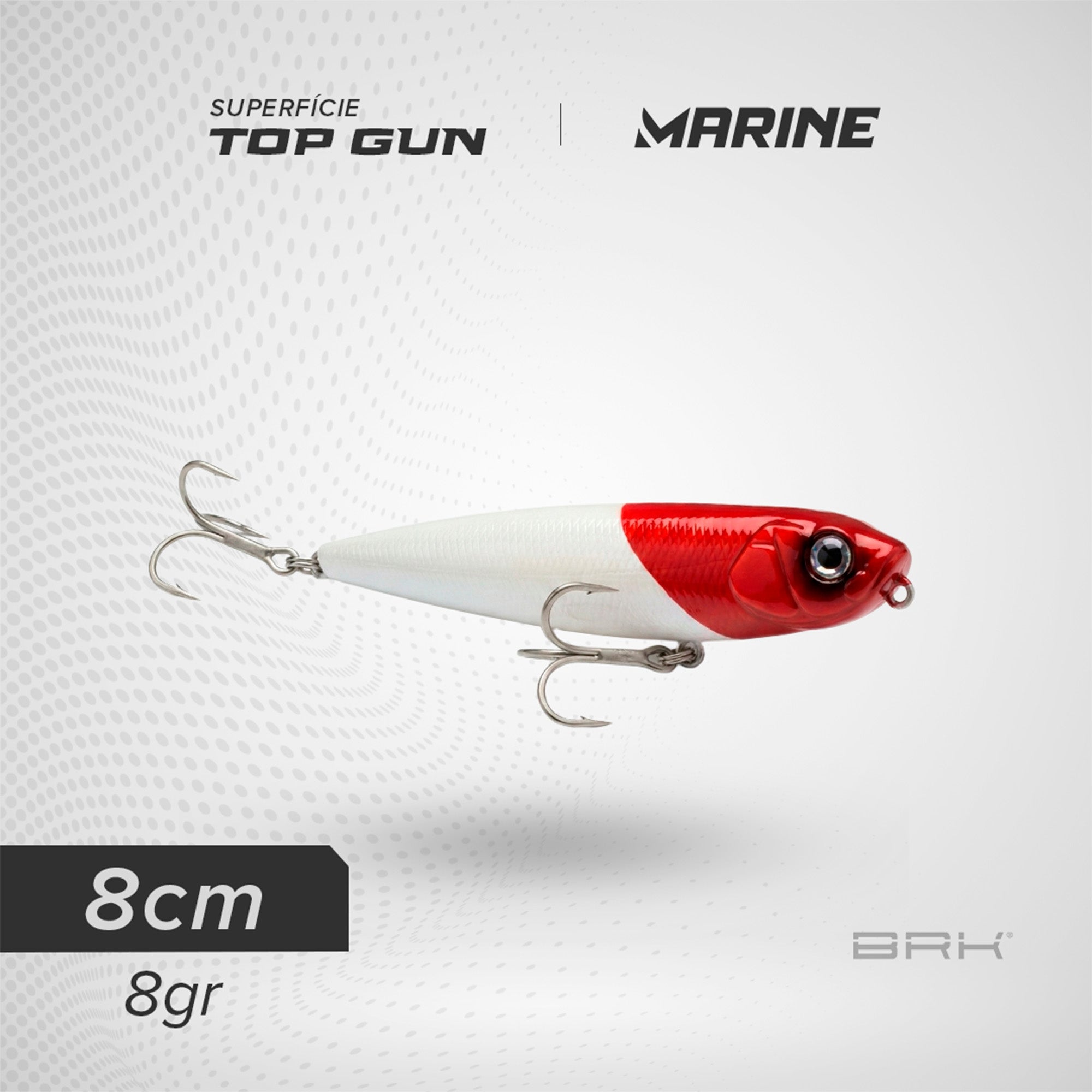 Isca Artificial Marine Sports Top Gun 80 Superfície - Brk Fishing