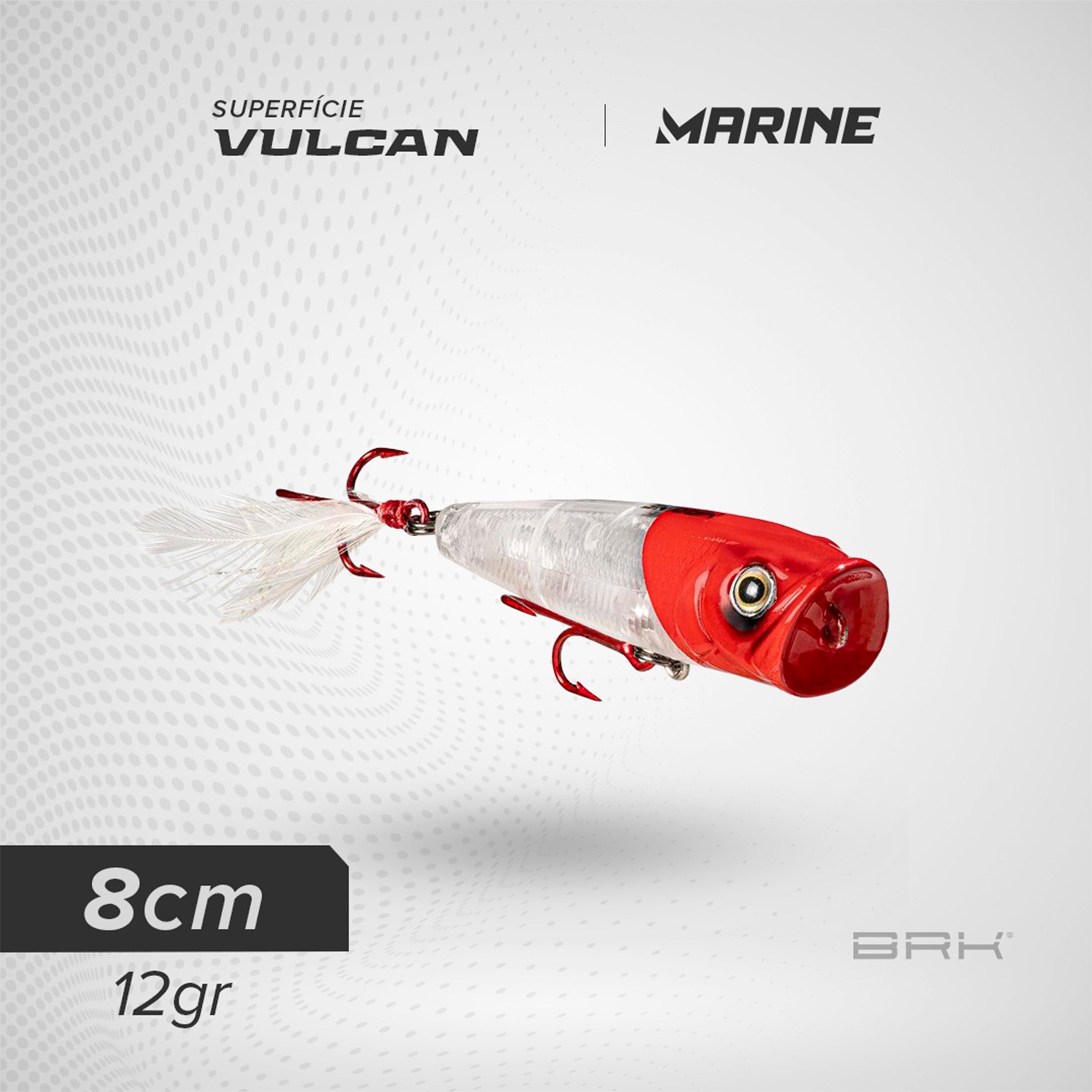 Isca Artificial Marine Sports Vulcan 80 Superfície Marine Sports