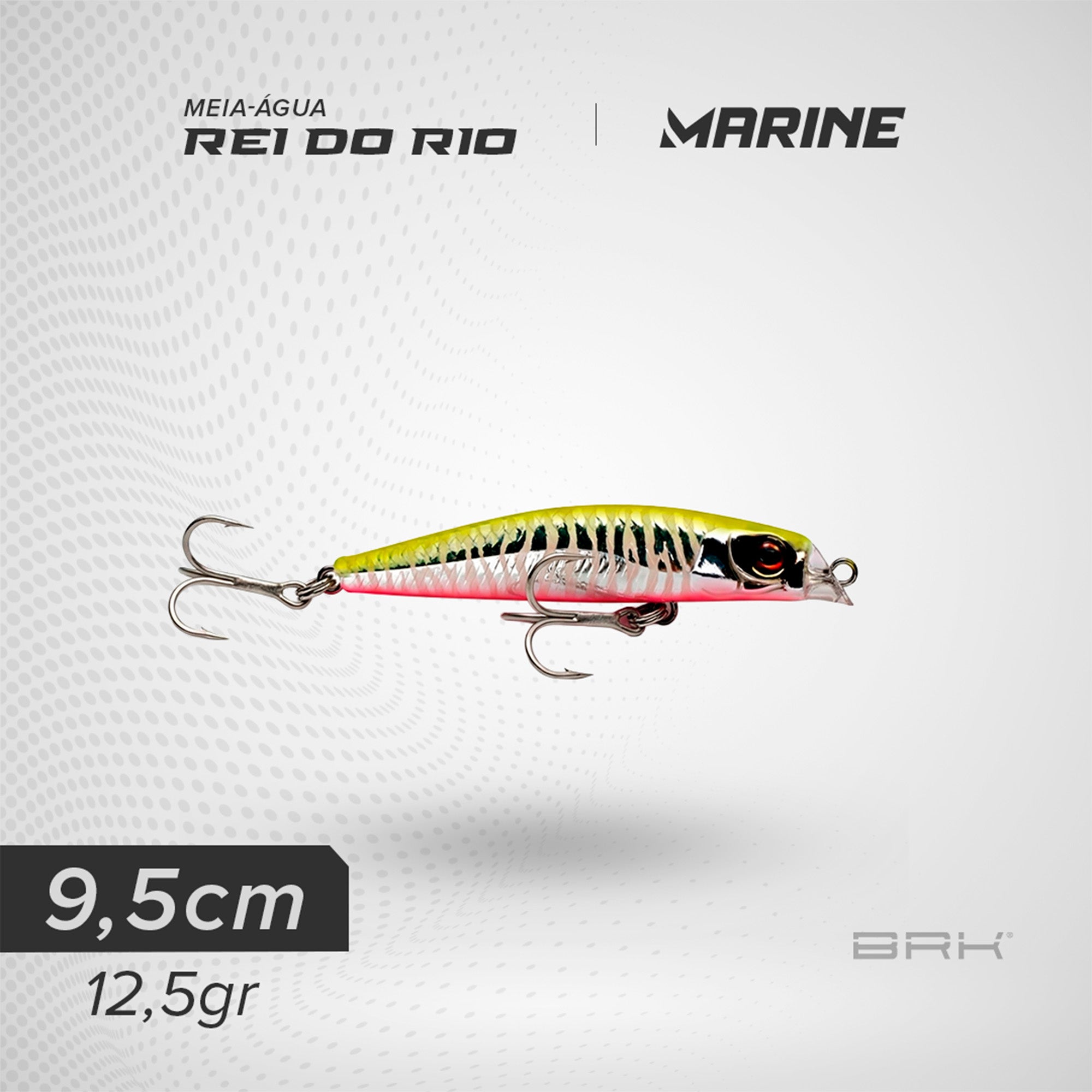 Isca Artificial Marine Sports Rei do Rio 95 Meia-Água Marine Sports