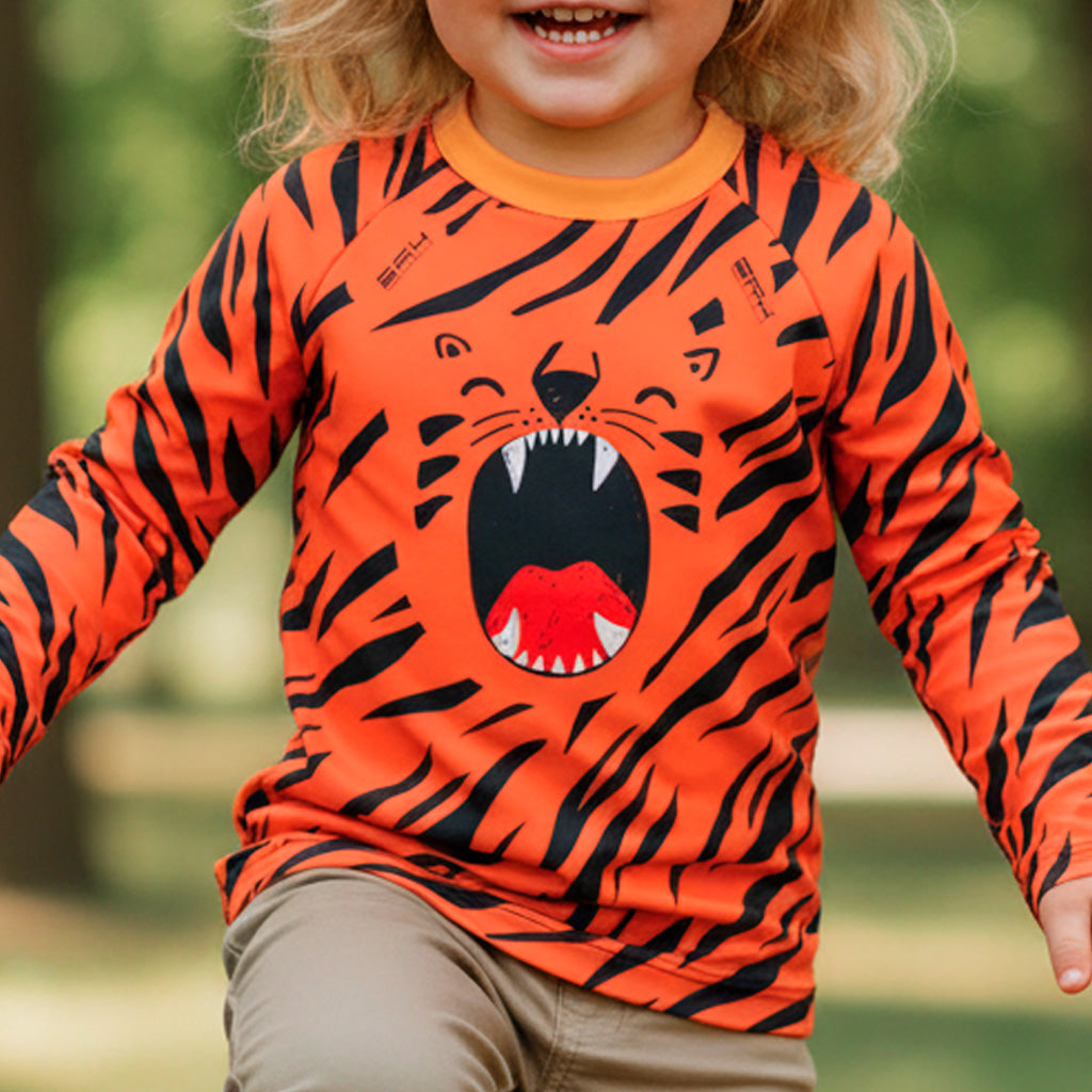 Camisa de Pesca Kids Brk Tigrinho com Proteção UV50 Brk Fishing