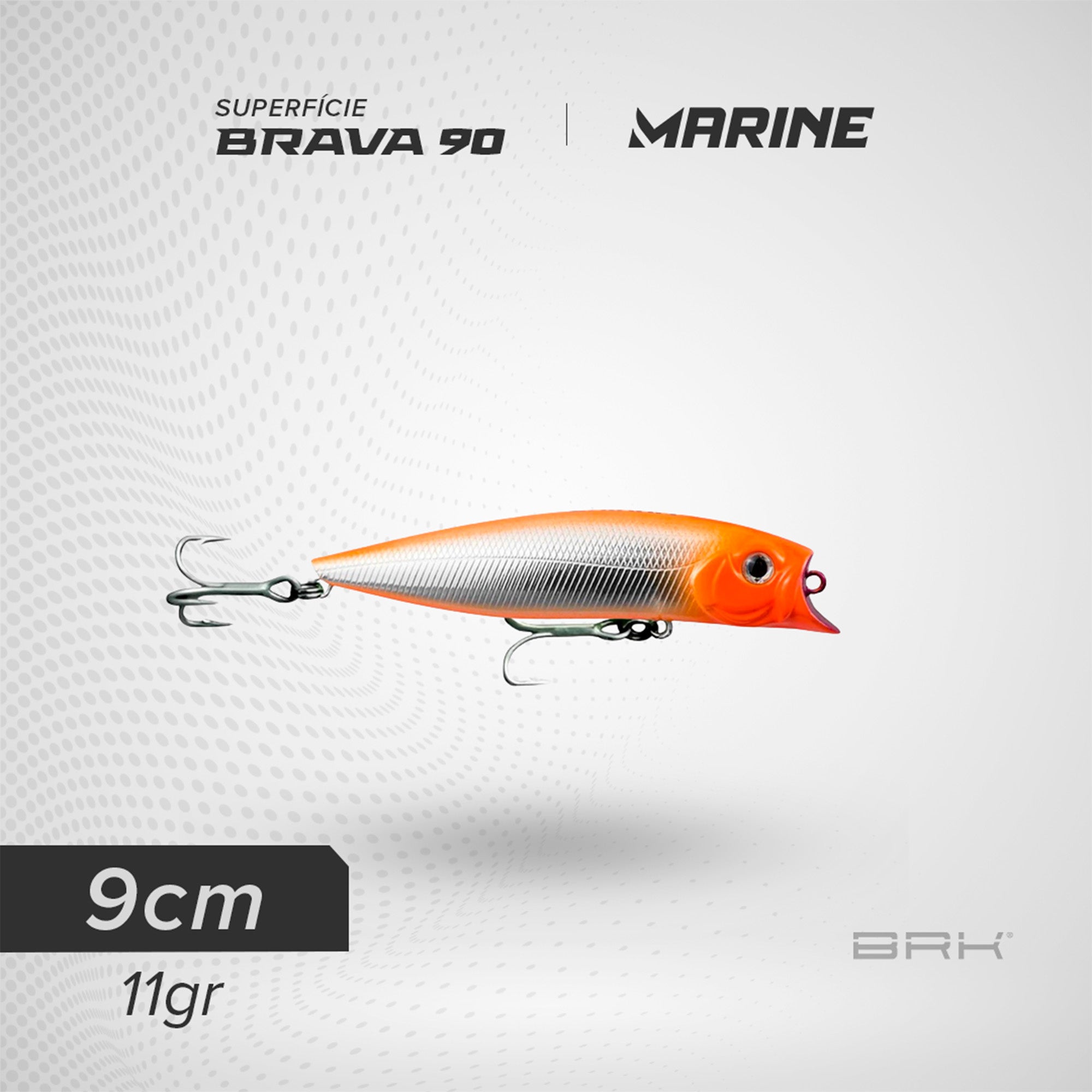 Isca Artificial Marine Sports Brava 90 Superfície - Brk Fishing
