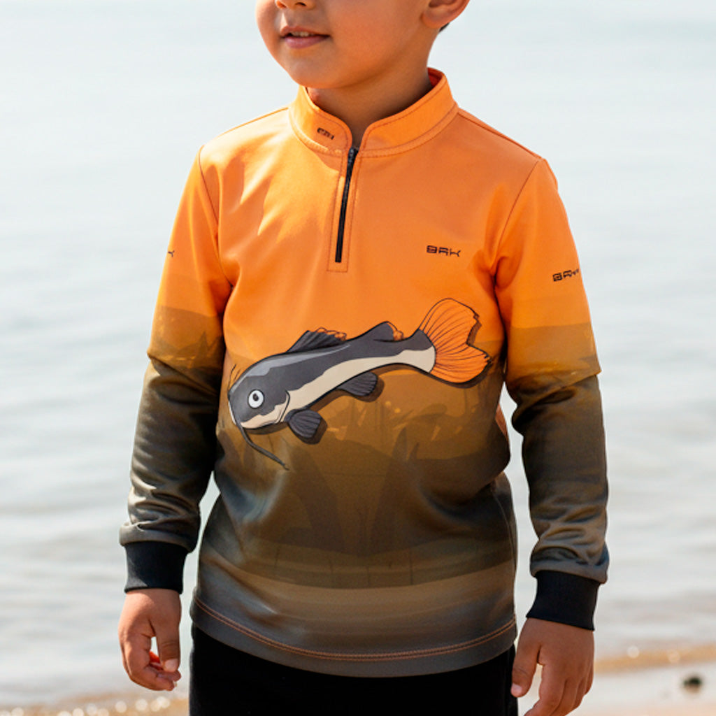 Camisa de Pesca Infantil Brk Pirarara com UV50 + Brk Fishing