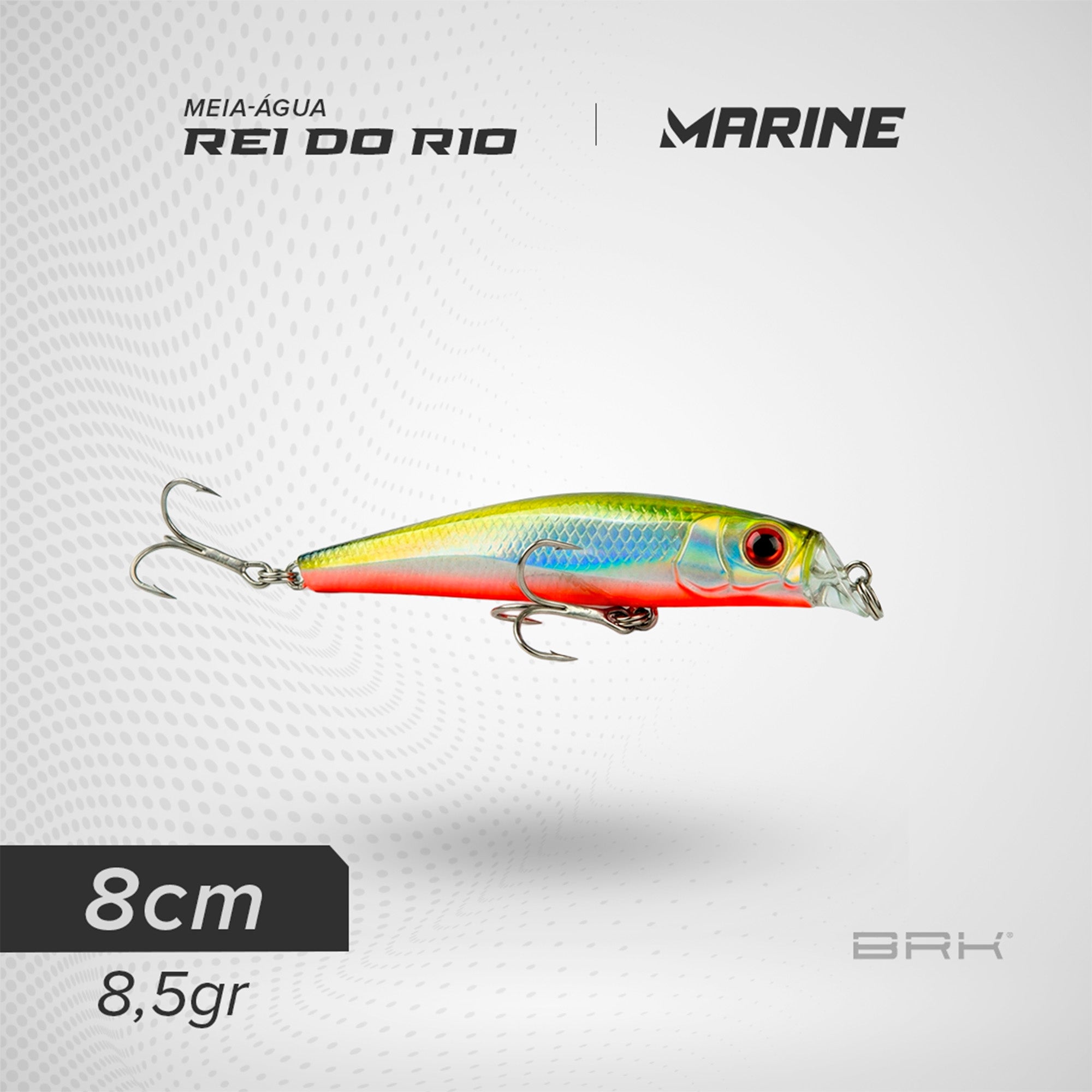 Isca Artificial Marine Sports Rei do Rio 80 Meia-Água Marine Sports