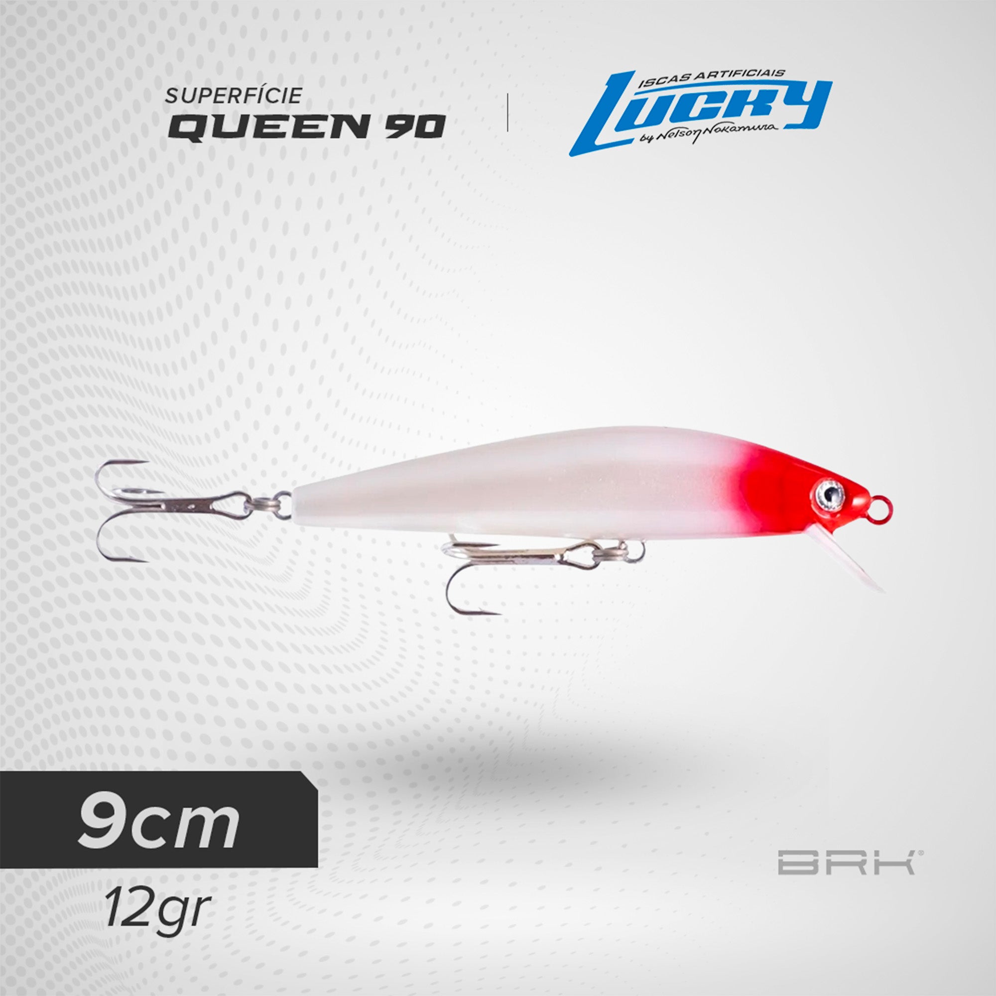 Isca Artificial Nelson Nakamura Queen 9cm 12g Superfície Lucky Nelson Nakamura
