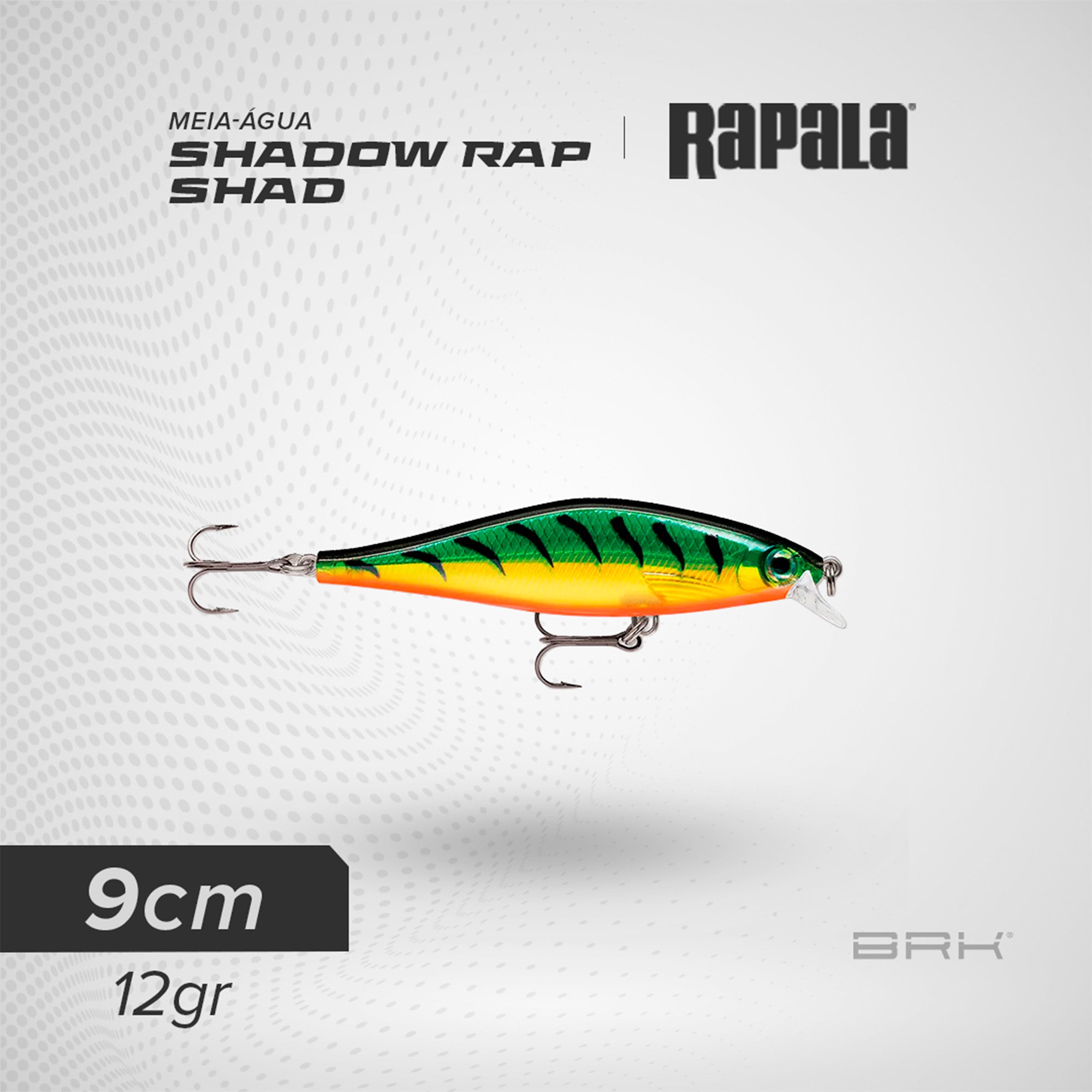 Isca Artificial Rapala Shadow Rap Shad Meia-Água Rapala