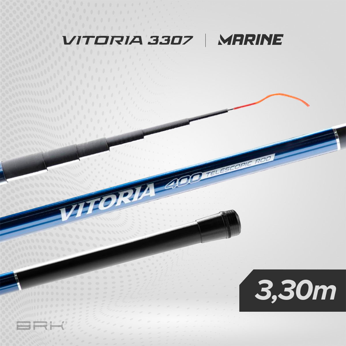 Vara de Pesca Marine Sports Telescópica Vitoria 3307 3,30m - Mão - Brk Fishing