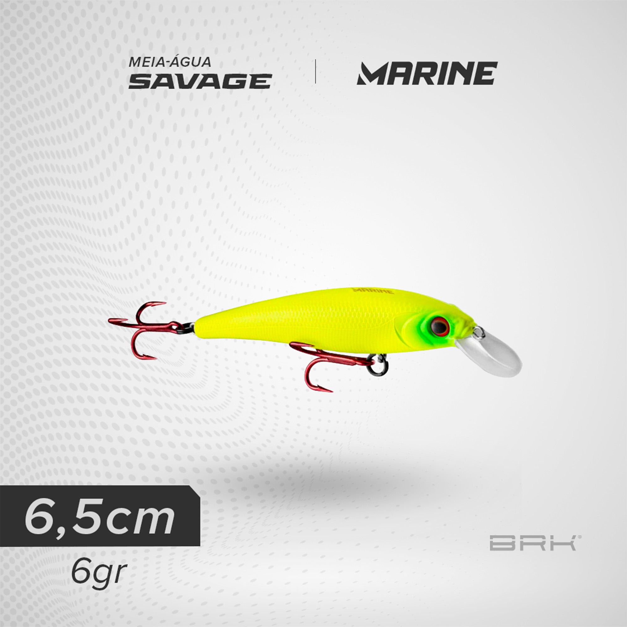 Isca Artificial Marine Sports Savage 65 Meia-Água - Brk Fishing