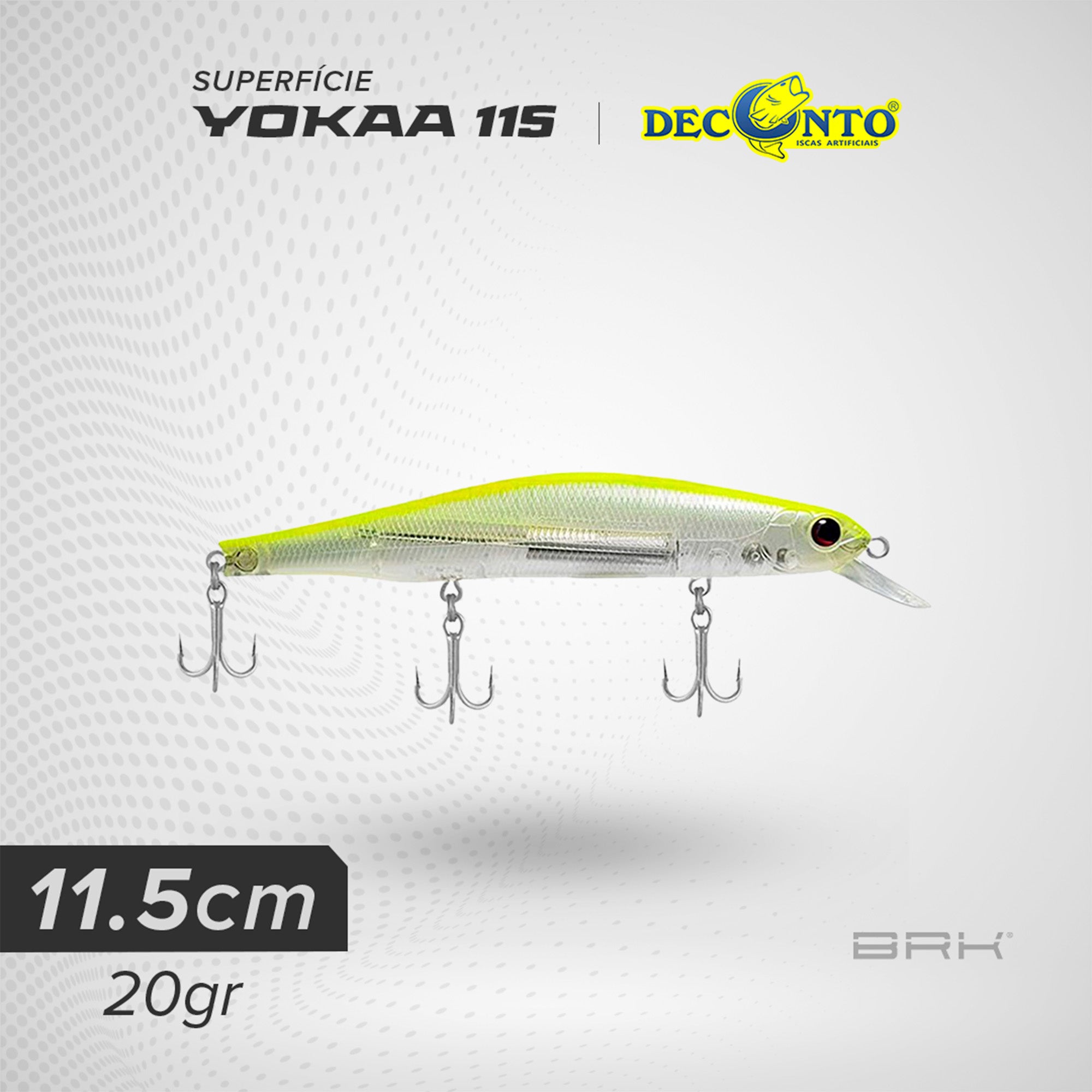Isca Artificial Deconto Yokaa 115 Superfície Deconto