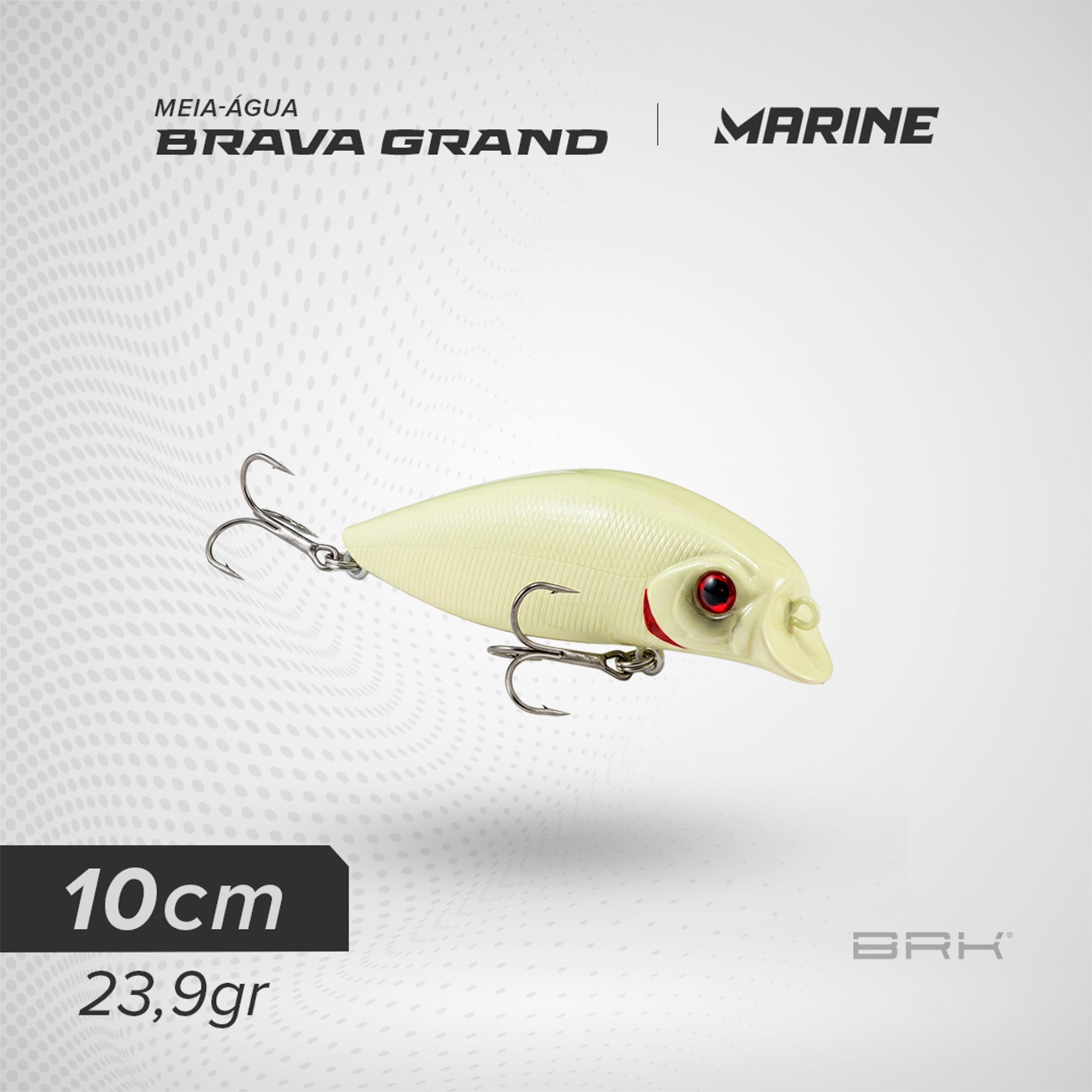 Isca Artificial Marine Sports Brava Grand 100 Meia-Água Marine Sports