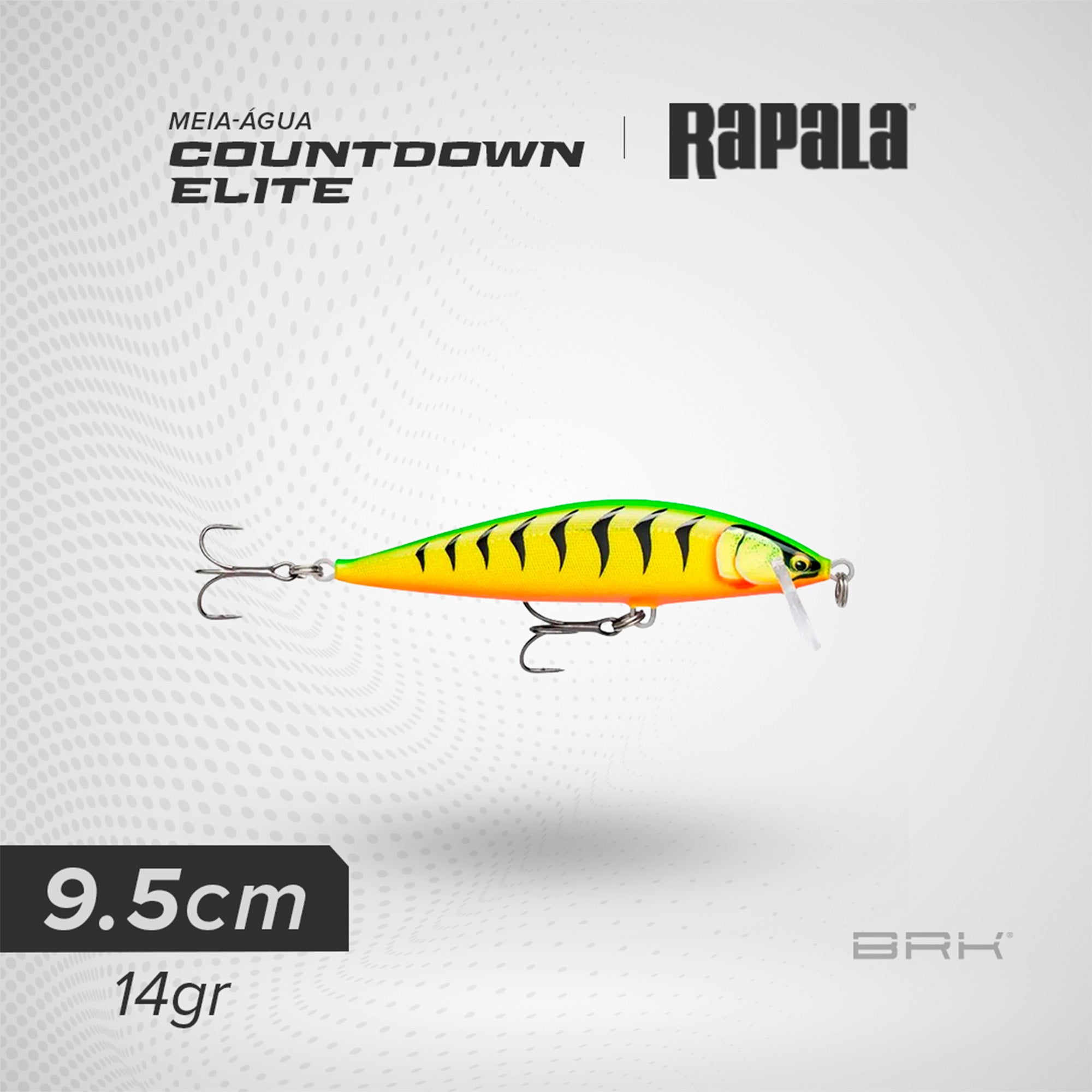 Isca Artificial Rapala Countdown Elite Meia-Água Rapala
