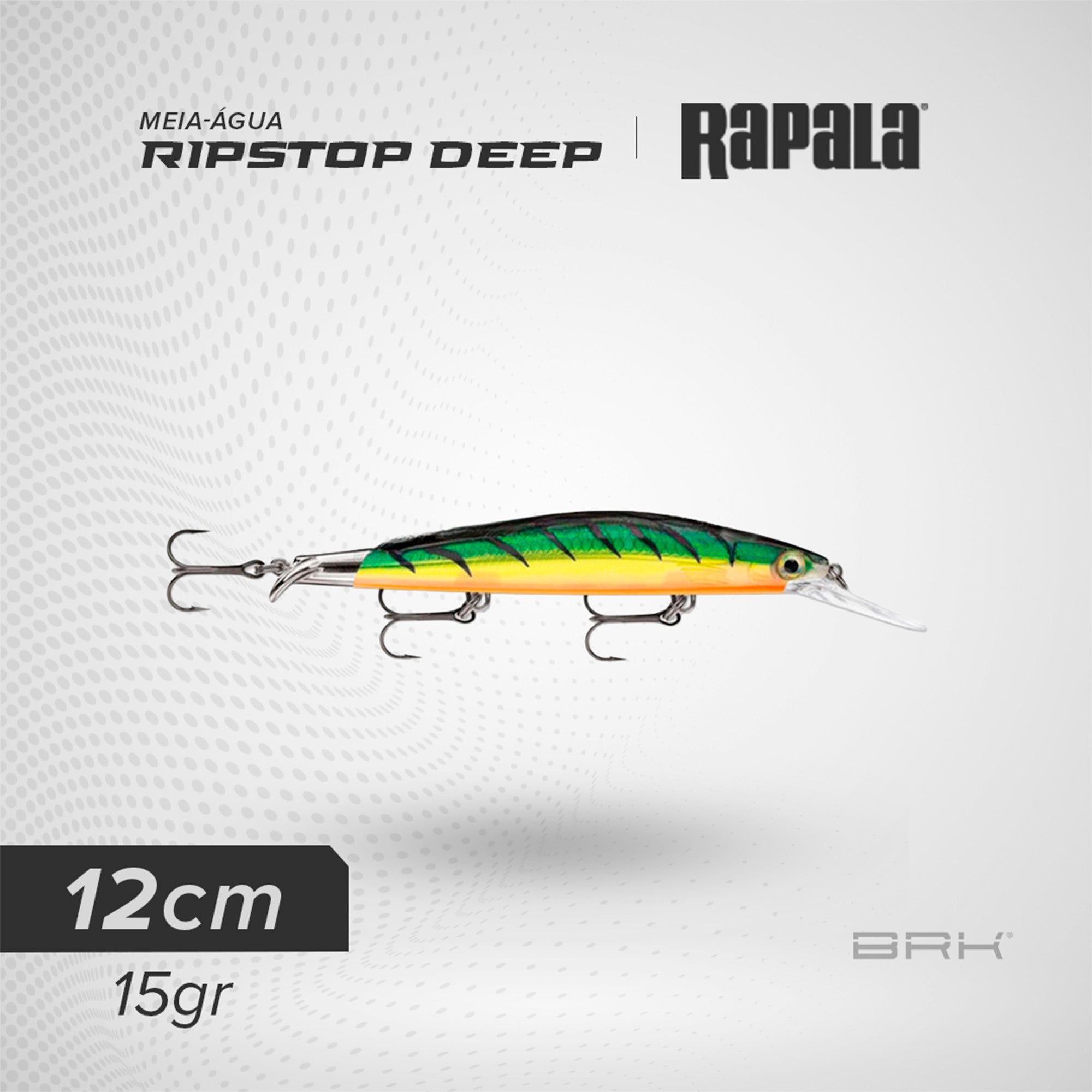 Isca Artificial Rapala RipStop Deep Meia-Água Rapala