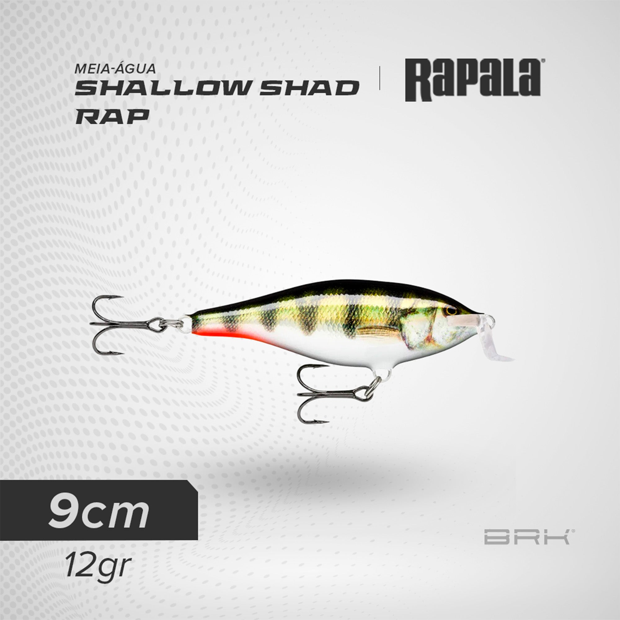 Isca Artificial Rapala Shallow Shad Rap Meia-Água Rapala