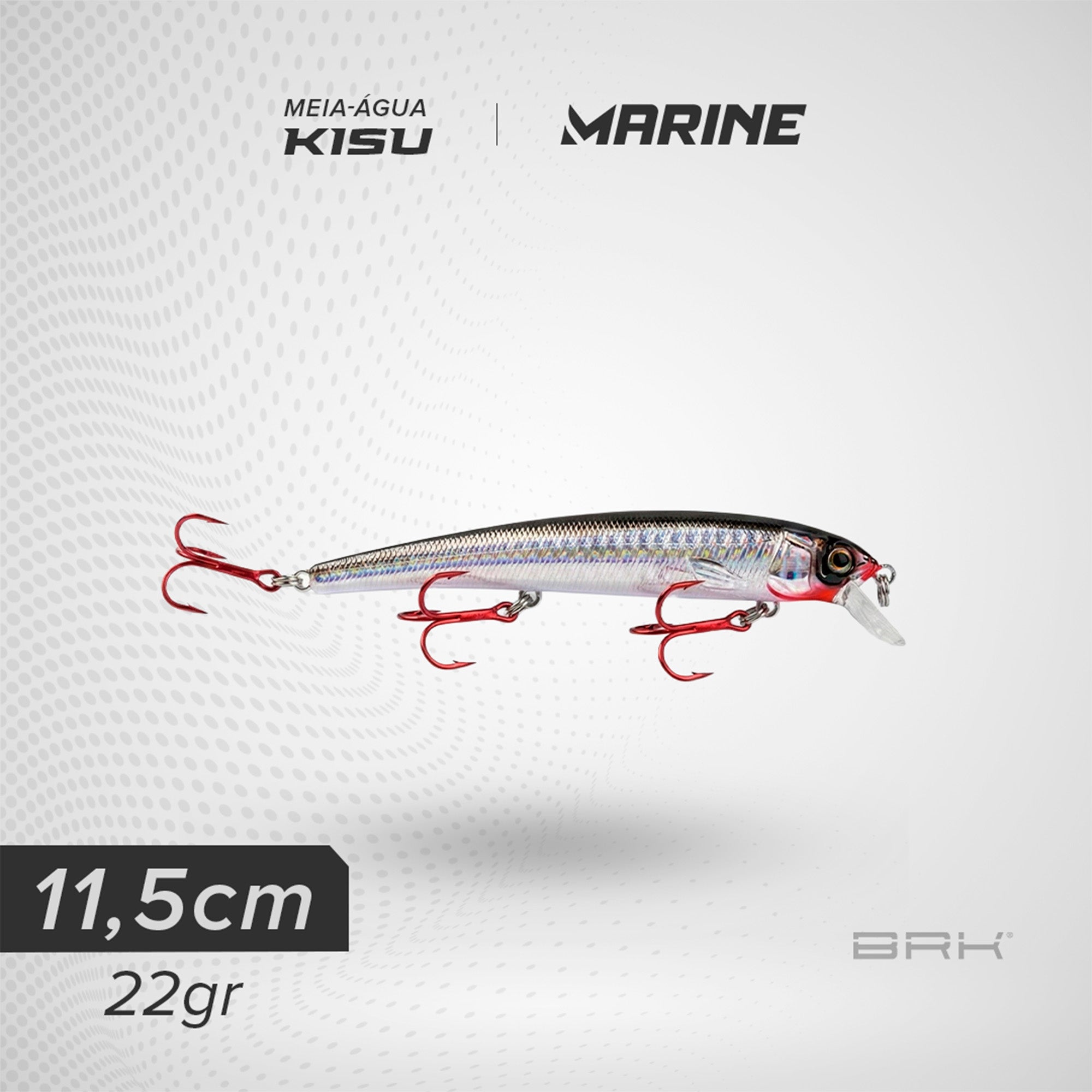 Isca Artificial Marine Sports Kisu Meia-Água Marine Sports