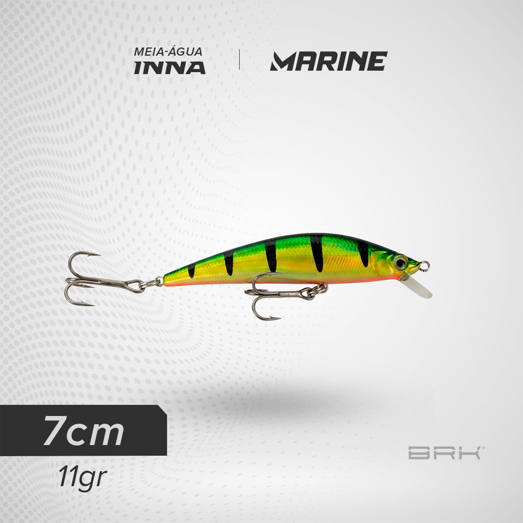 Isca Artificial Marine Sports Inna 70 Meia-Água Marine Sports