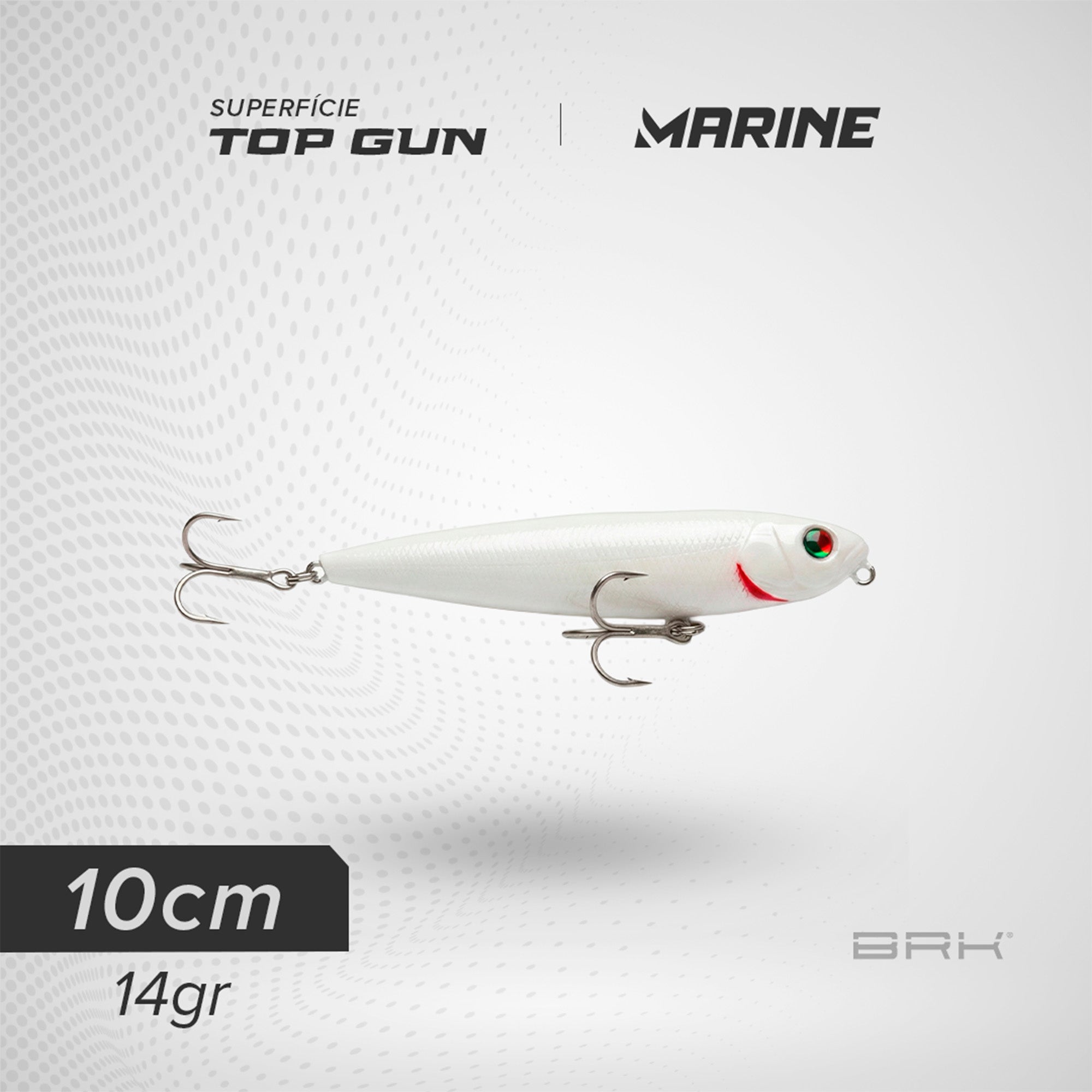 Isca Artificial Marine Sports Top Gun 100 Superfície - Brk Fishing